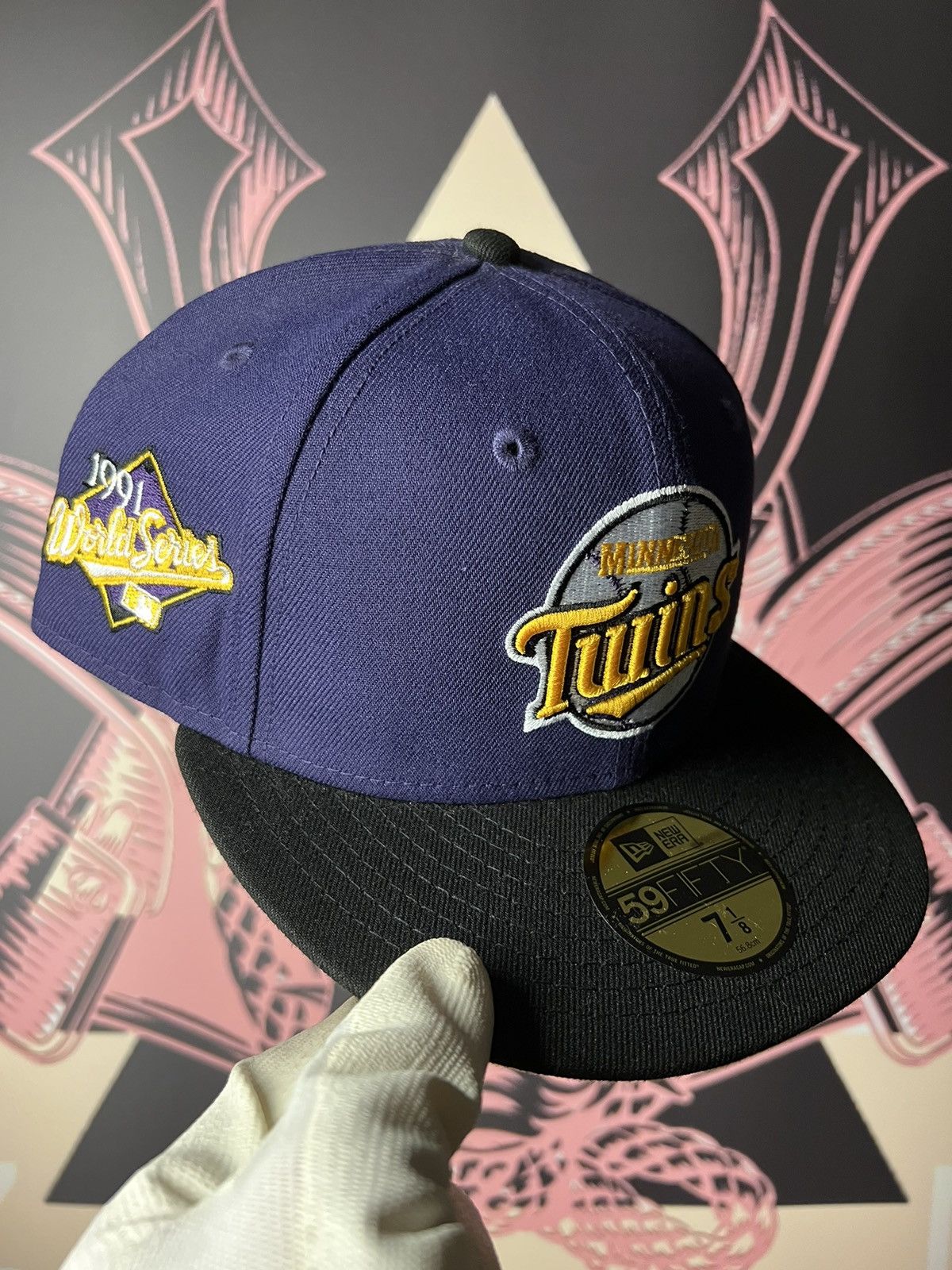 (Size 7 1/8) Pro Image Minnesota Twins “1991 WS”