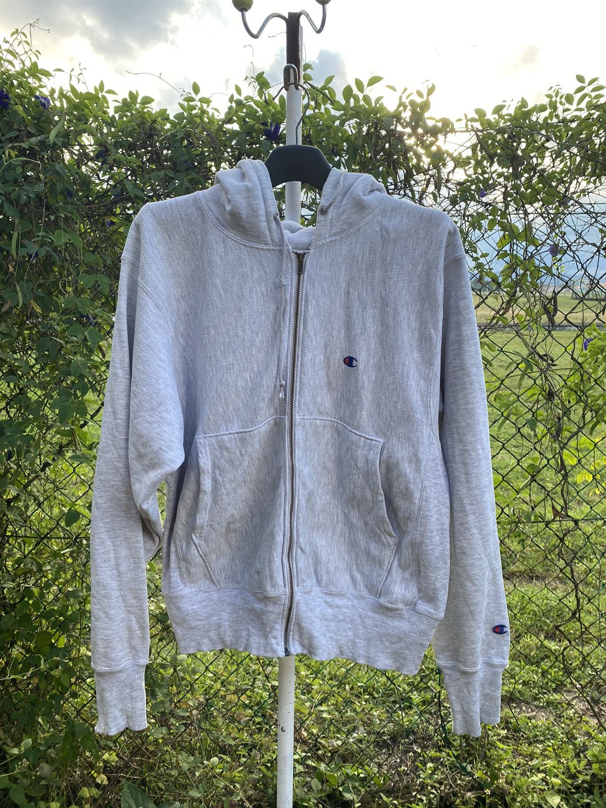 Champion × Vintage Distressed Champion Reserve Weave Zip Hooded Size US M / EU 48-50 / 2 - 1 Thumbnail