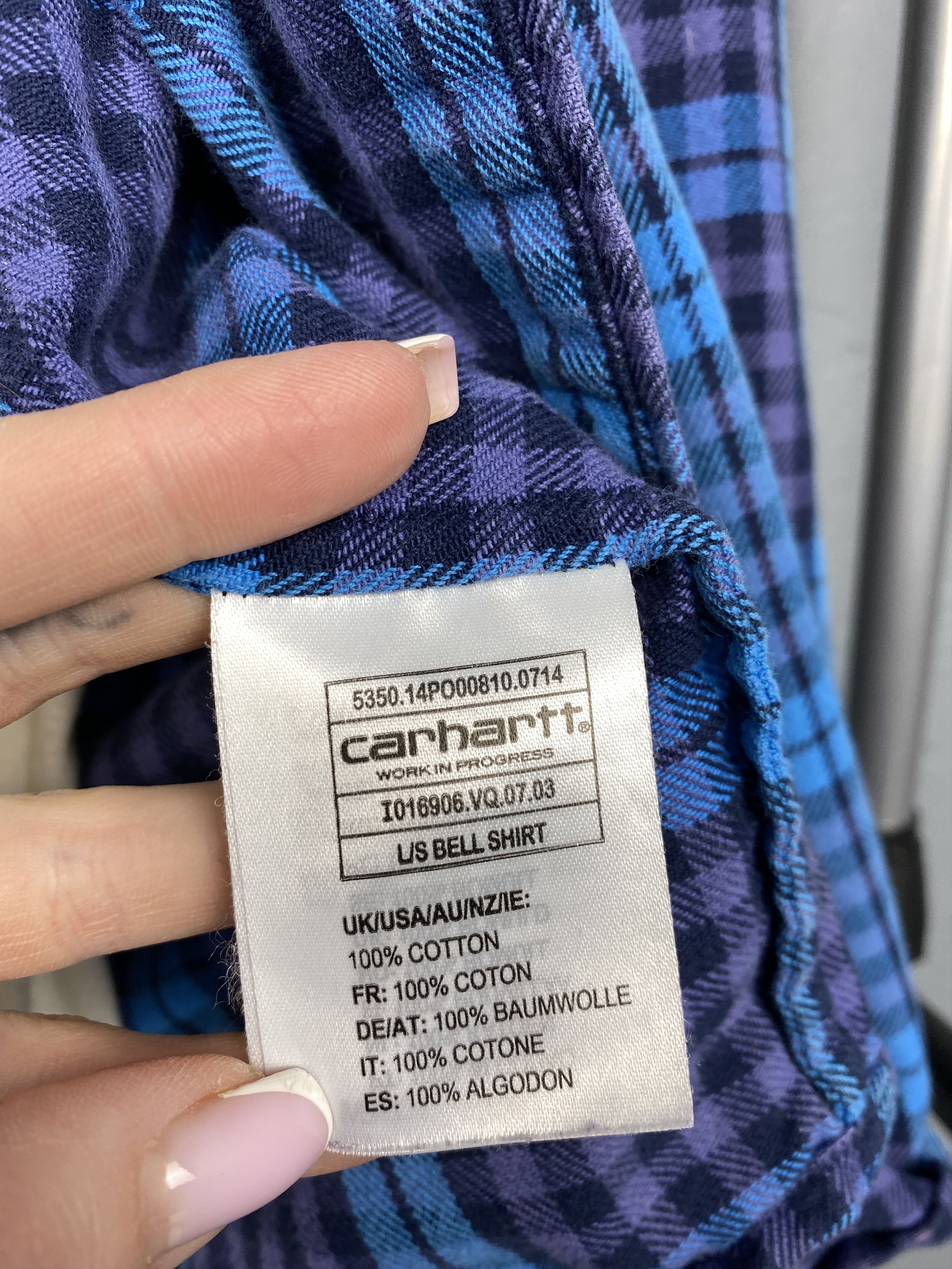 Carhartt × Flannel Carhartt Vintage Flannel Mens Shirt Size US M / EU 48-50 / 2 - 6 Thumbnail