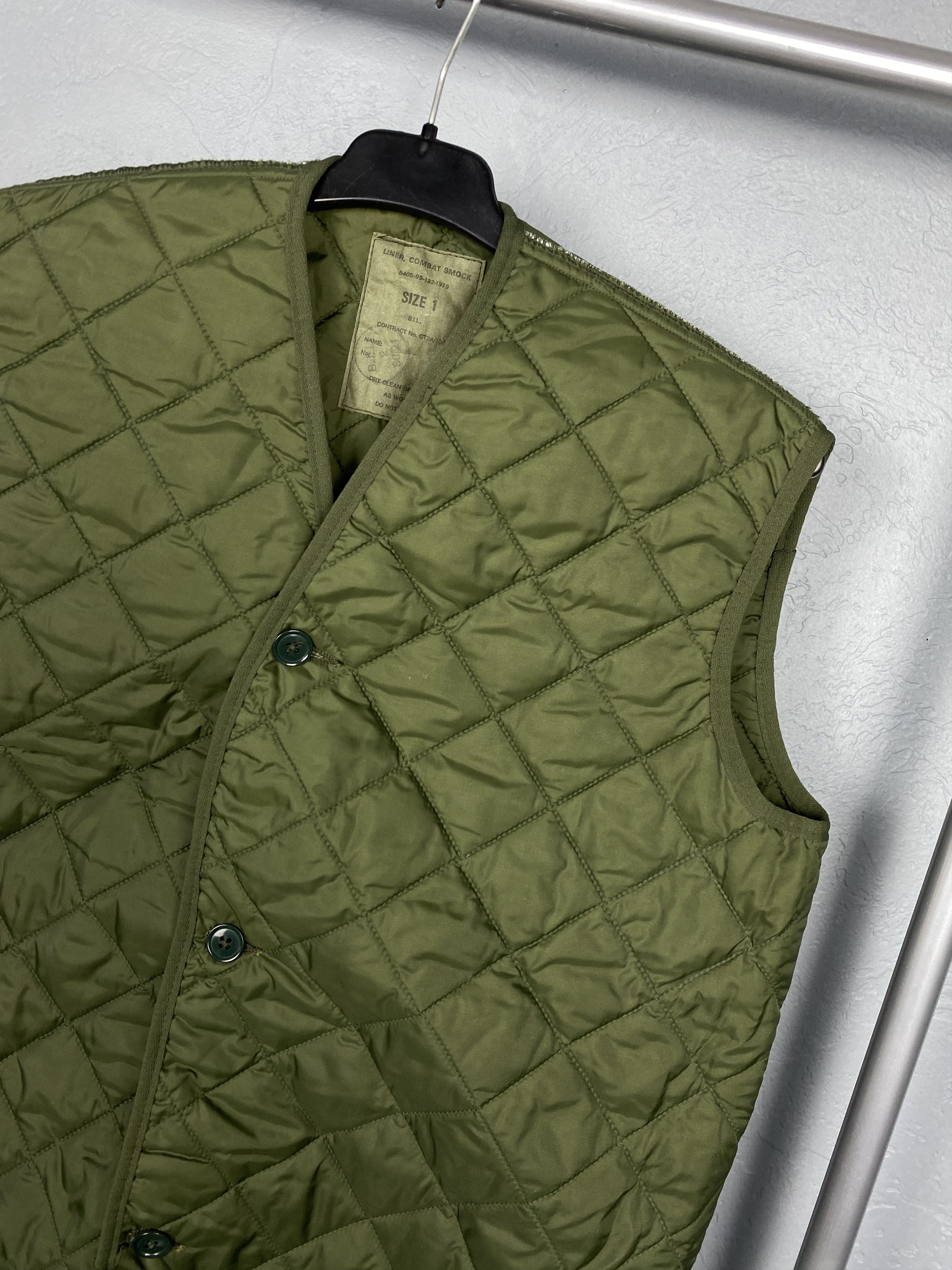 Japanese Brand Vintage Army Liner Quilted Parachute Vest Size US L / EU 52-54 / 3 - 2 Thumbnail