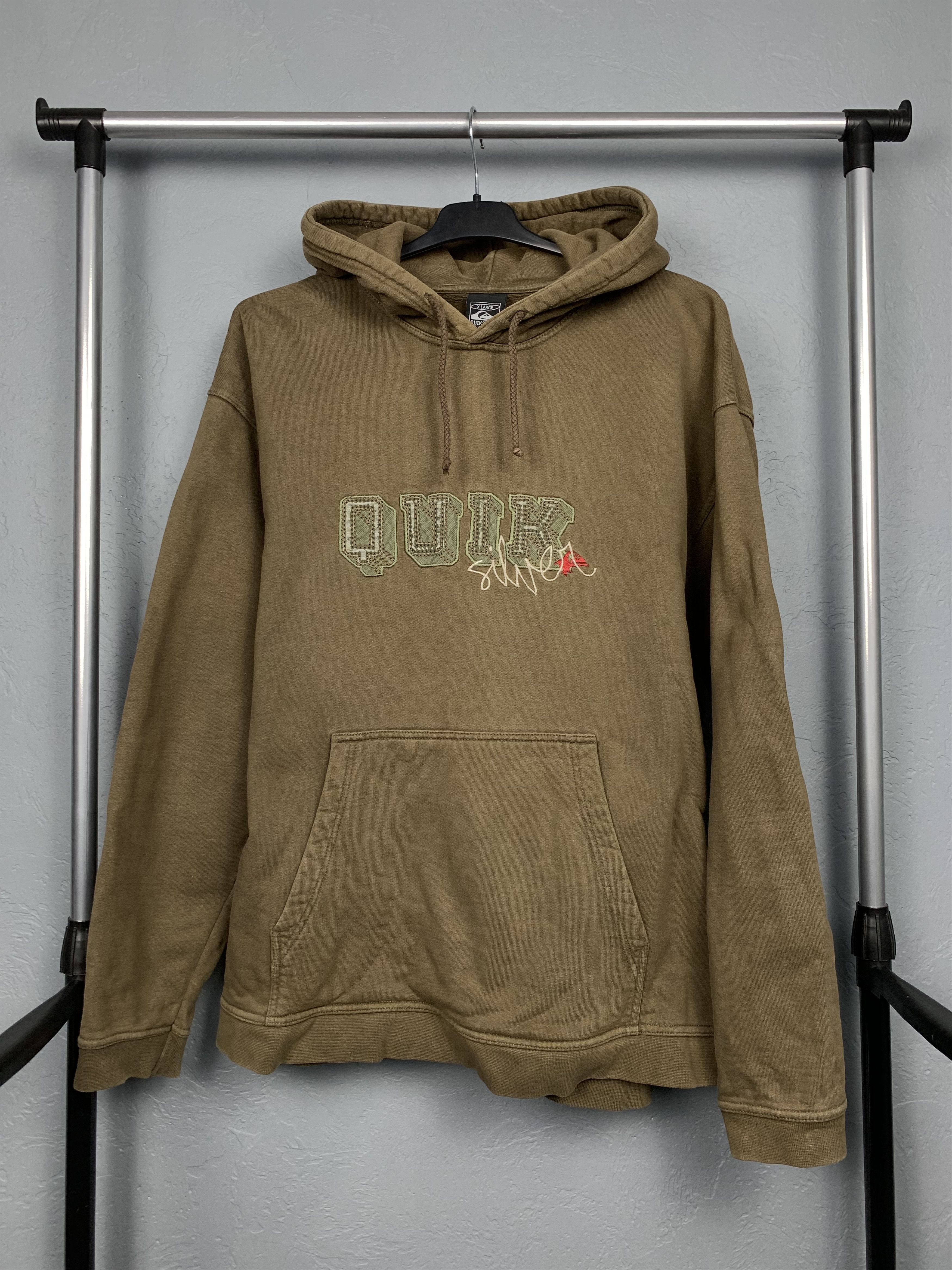 Quiksilver Quicksilver 90s Vintage Mens Brown Hoodie Size US XL / EU 56 / 4 - 1 Thumbnail