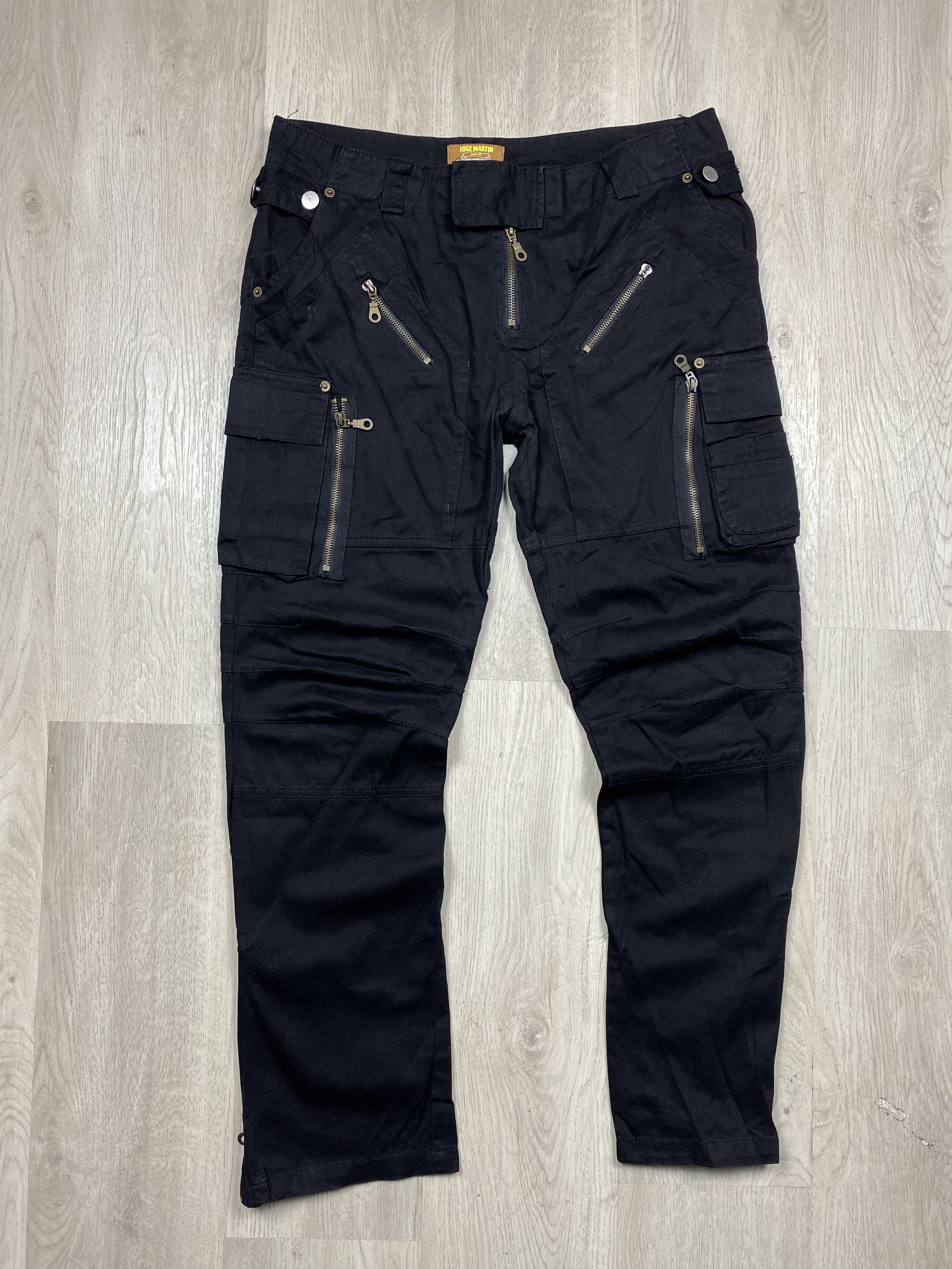 If Six Was Nine Joge Martin (Craftsman Hand Made Denim) Cargo Pants Size US 34 / EU 50 - 1 Thumbnail