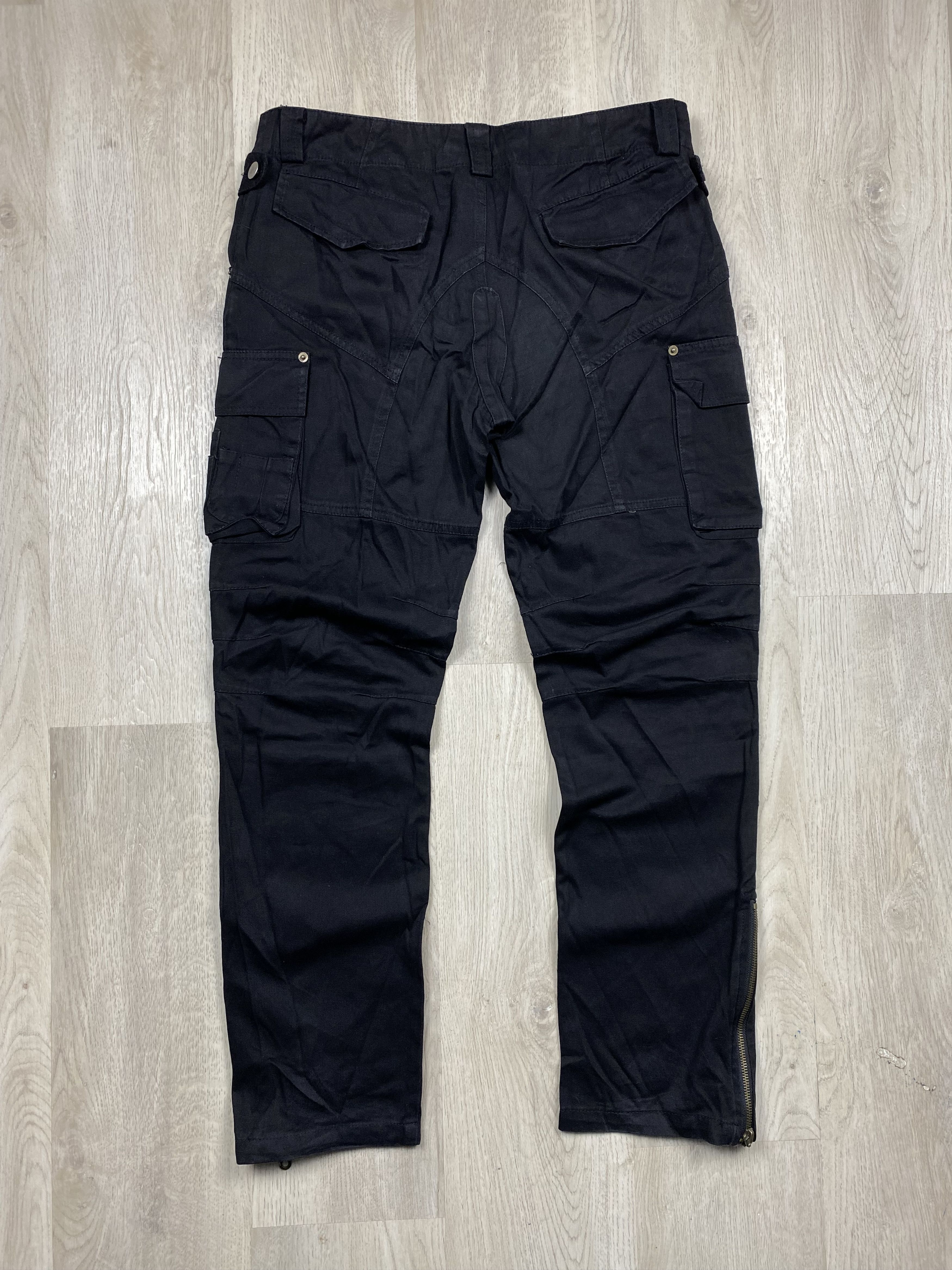 If Six Was Nine Joge Martin (Craftsman Hand Made Denim) Cargo Pants Size US 34 / EU 50 - 6 Thumbnail