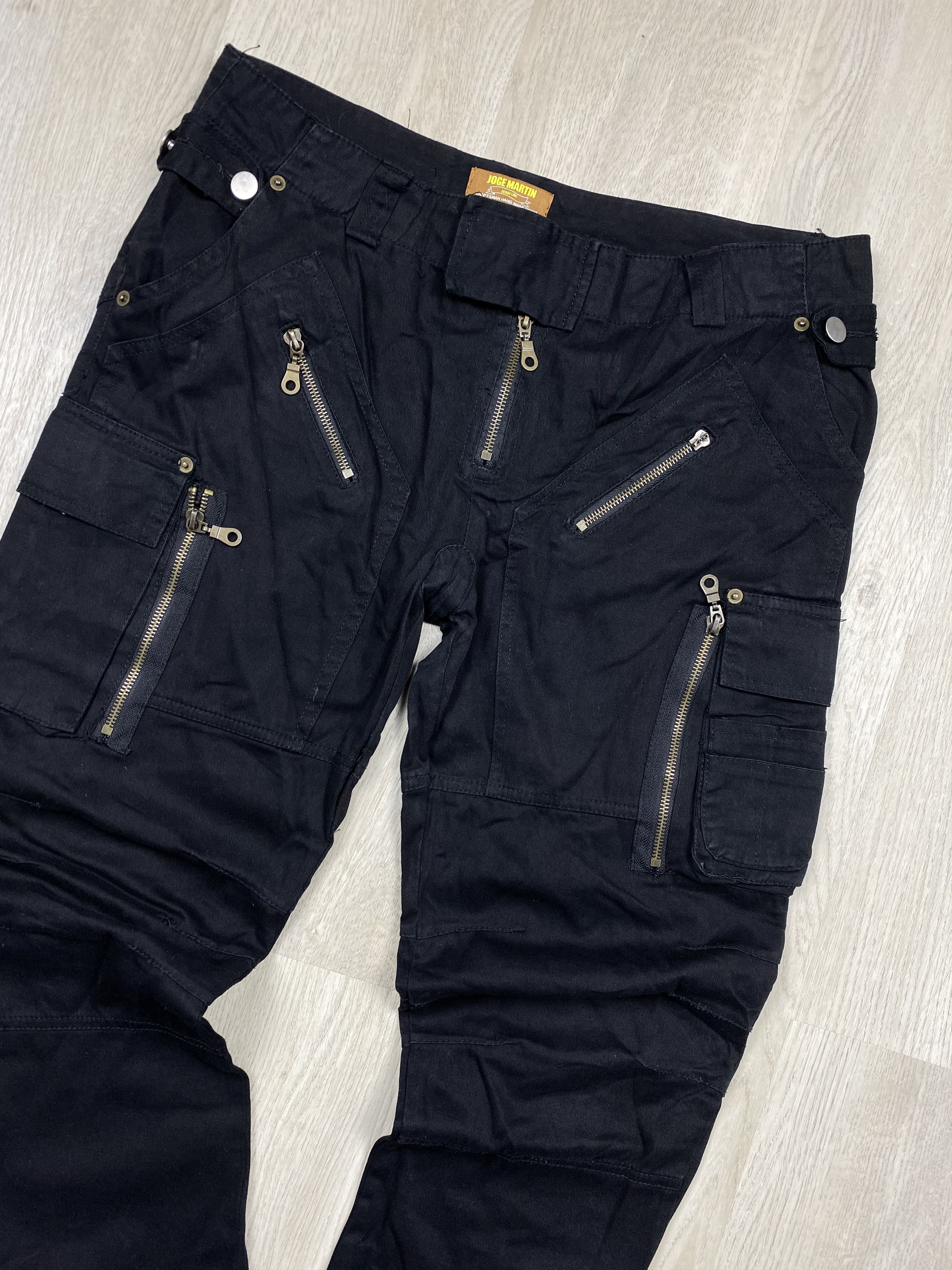 If Six Was Nine Joge Martin (Craftsman Hand Made Denim) Cargo Pants Size US 34 / EU 50 - 2 Thumbnail
