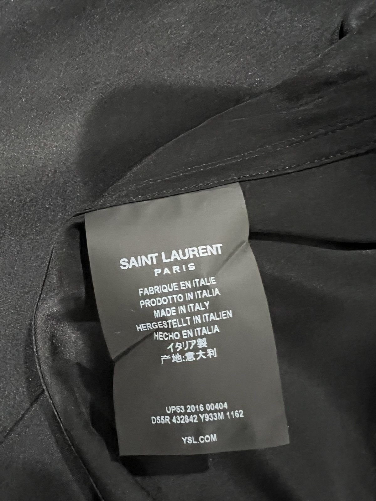 Saint Laurent Paris Saint Laurent Hedi Slimane western shirt. XL. $990 Size US L / EU 52-54 / 3 - 6 Thumbnail