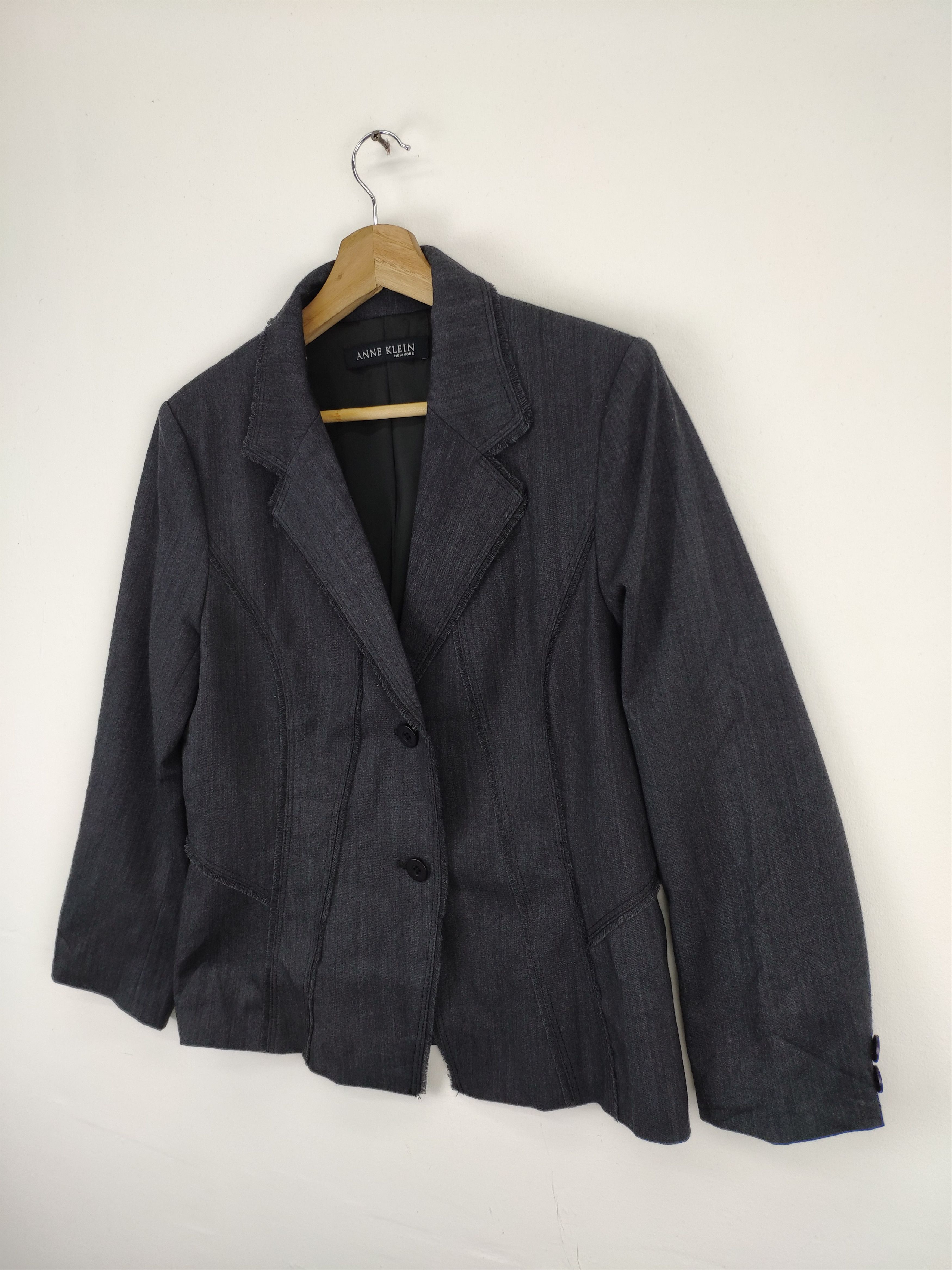 Japanese Brand Anne Klein Wool Blazer Avant Garde Size S / US 4 / IT 40 - 6 Thumbnail