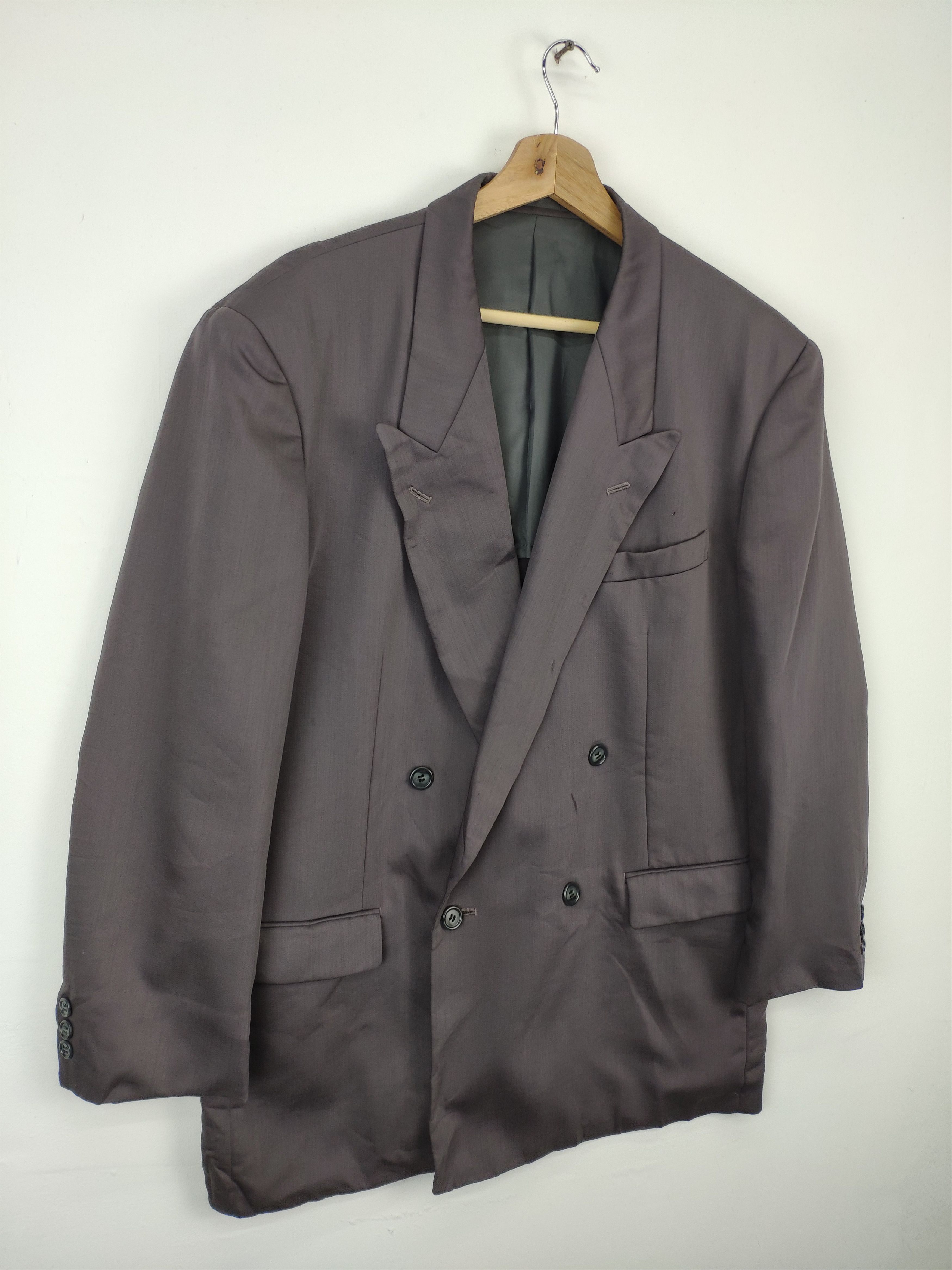 Issey Miyake × Tete Homme × Vintage Vintage Tete Homme Issey Miyake Wool Blazer Size US M / EU 48-50 / 2 - 8 Thumbnail