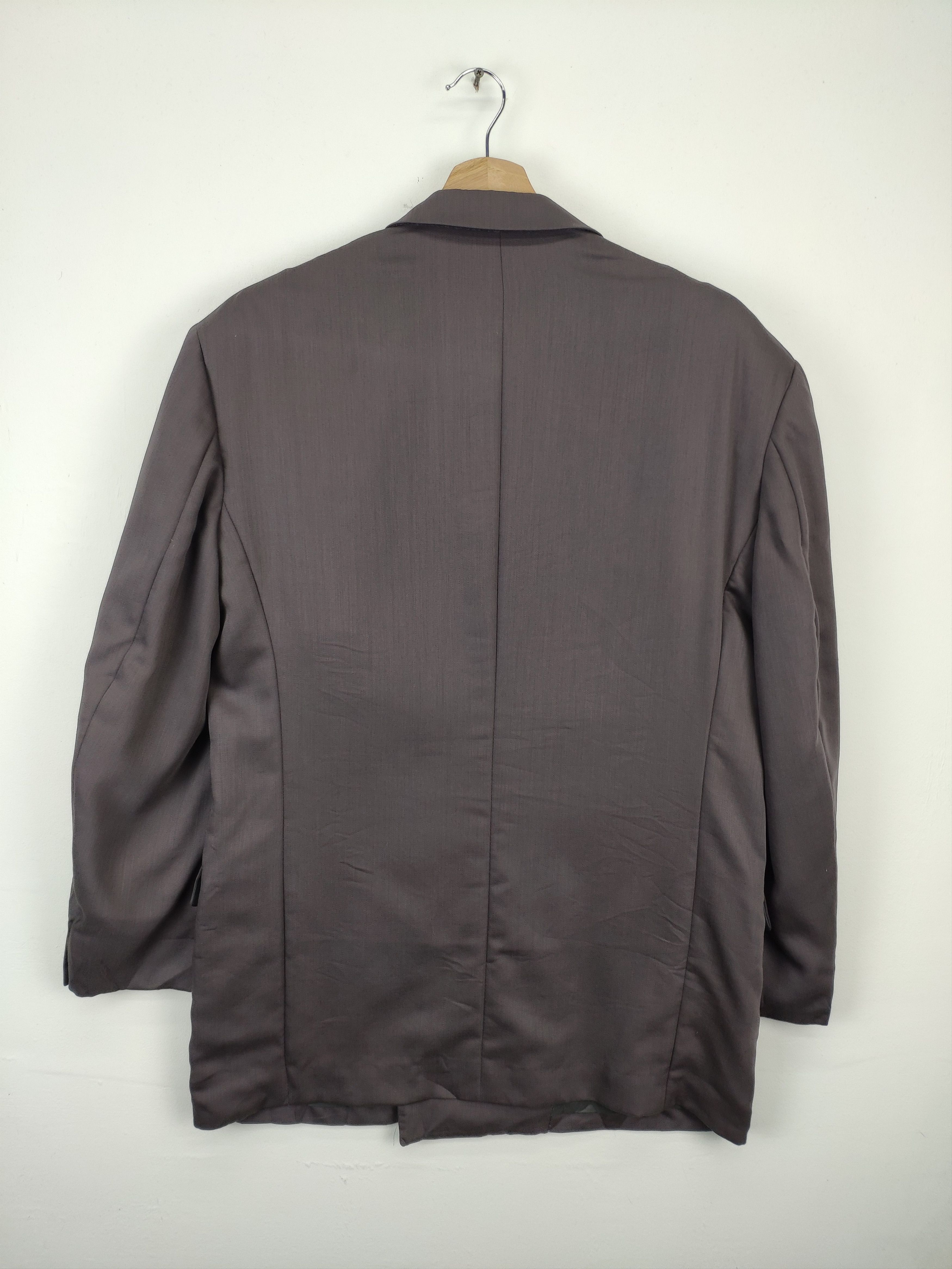 Issey Miyake × Tete Homme × Vintage Vintage Tete Homme Issey Miyake Wool Blazer Size US M / EU 48-50 / 2 - 2 Thumbnail