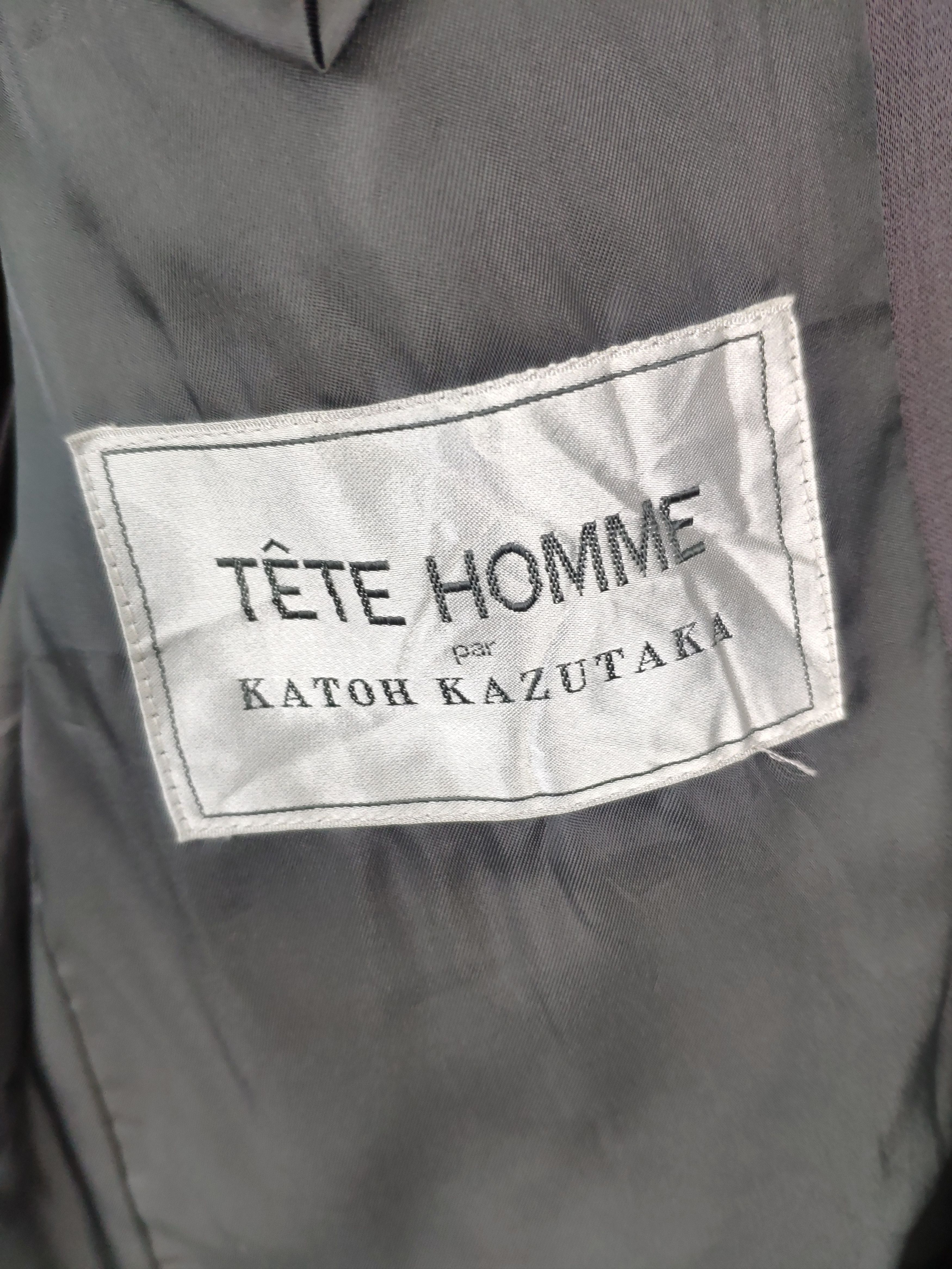 Issey Miyake × Tete Homme × Vintage Vintage Tete Homme Issey Miyake Wool Blazer Size US M / EU 48-50 / 2 - 3 Thumbnail
