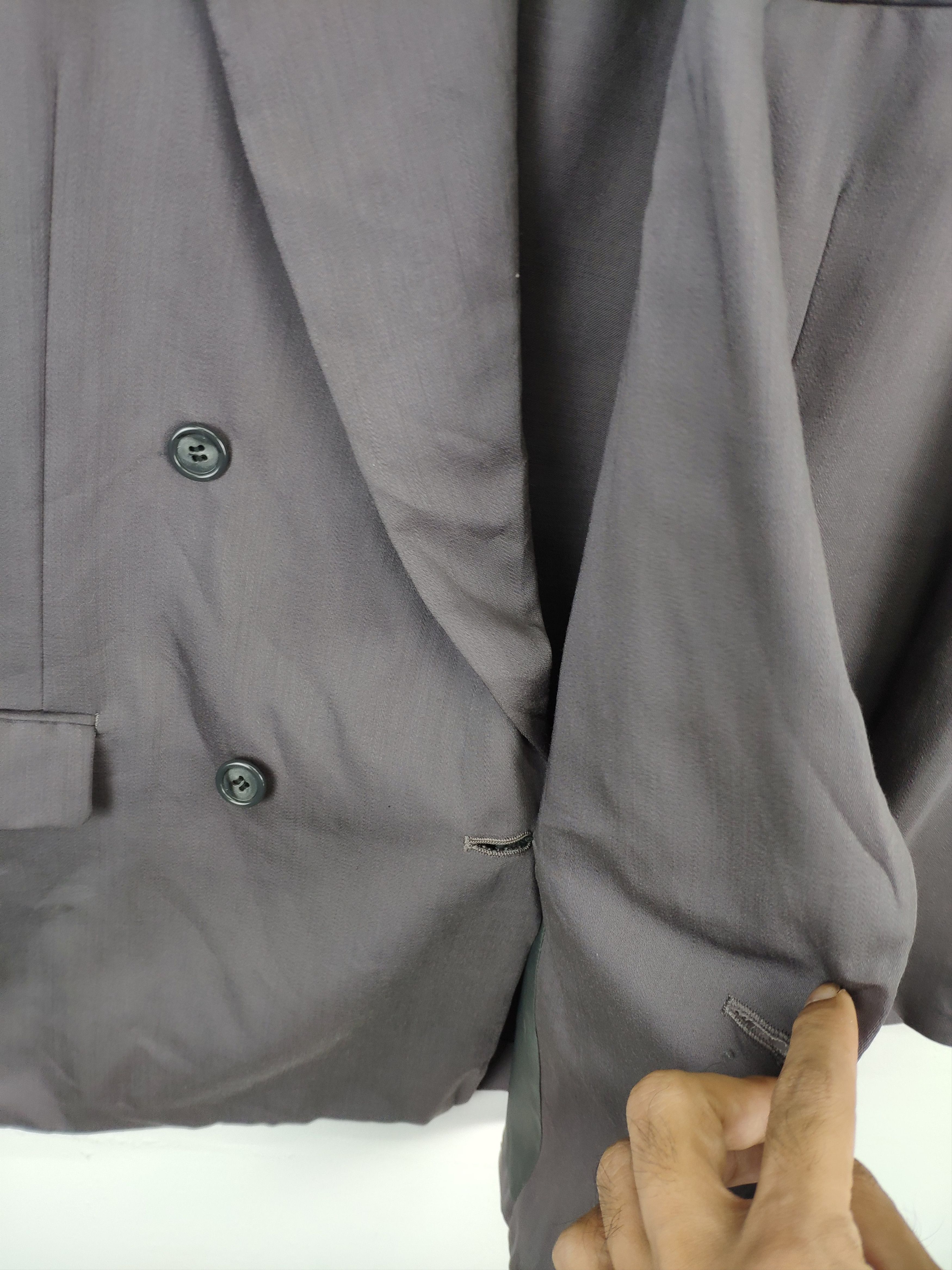 Issey Miyake × Tete Homme × Vintage Vintage Tete Homme Issey Miyake Wool Blazer Size US M / EU 48-50 / 2 - 12 Thumbnail