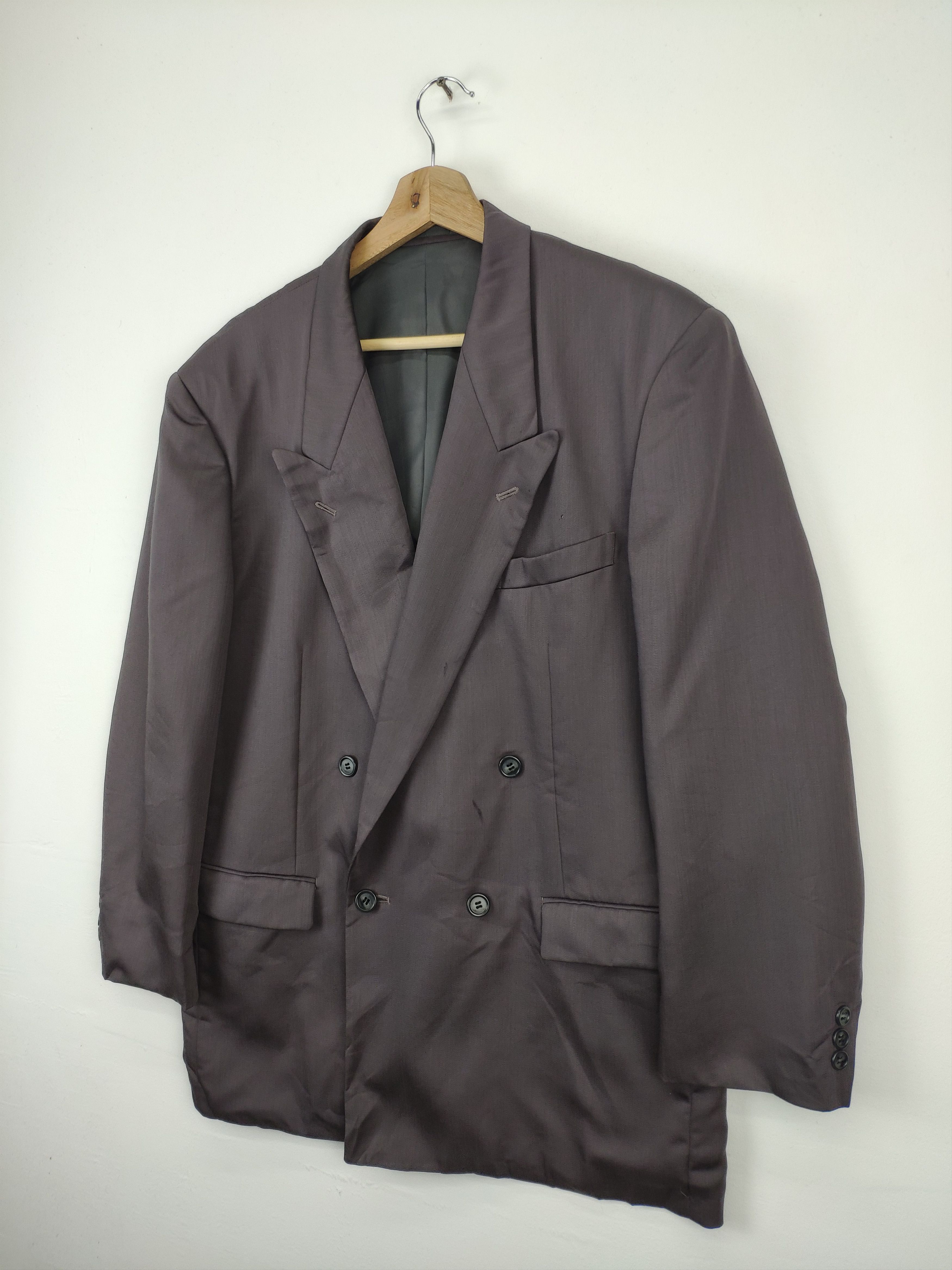 Issey Miyake × Tete Homme × Vintage Vintage Tete Homme Issey Miyake Wool Blazer Size US M / EU 48-50 / 2 - 7 Thumbnail