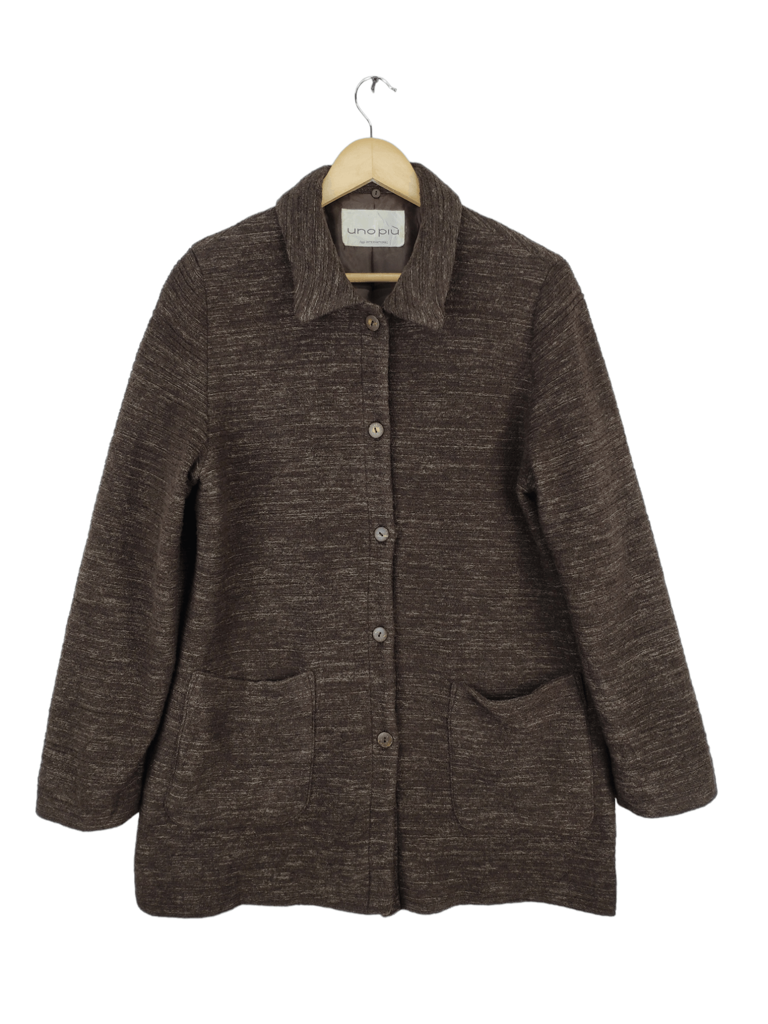 Japanese Brand × Vintage Vintage 1990s Wool Long Dress Button Up Size M / US 6-8 / IT 42-44 - 1 Thumbnail