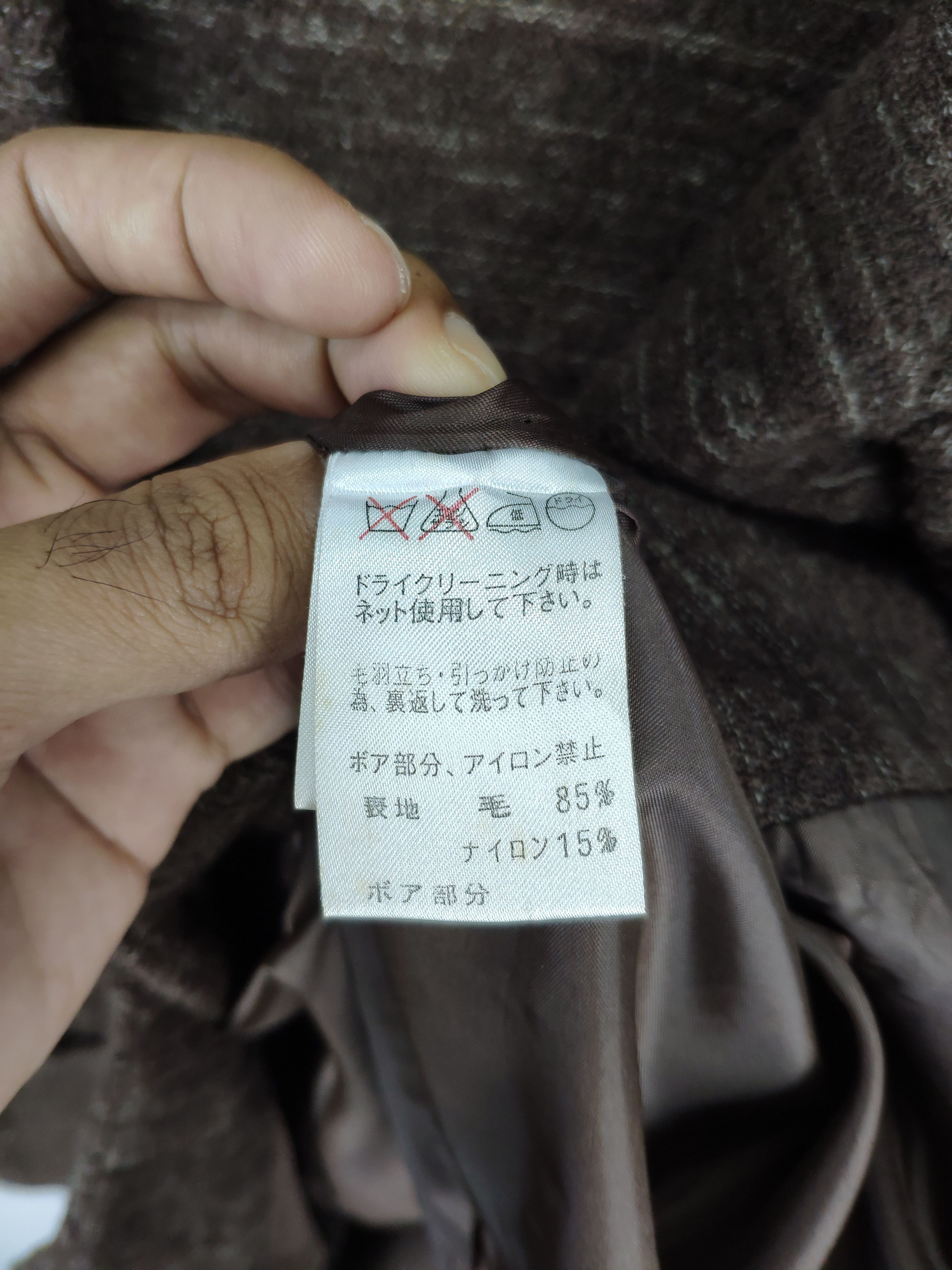 Japanese Brand × Vintage Vintage 1990s Wool Long Dress Button Up Size M / US 6-8 / IT 42-44 - 4 Thumbnail