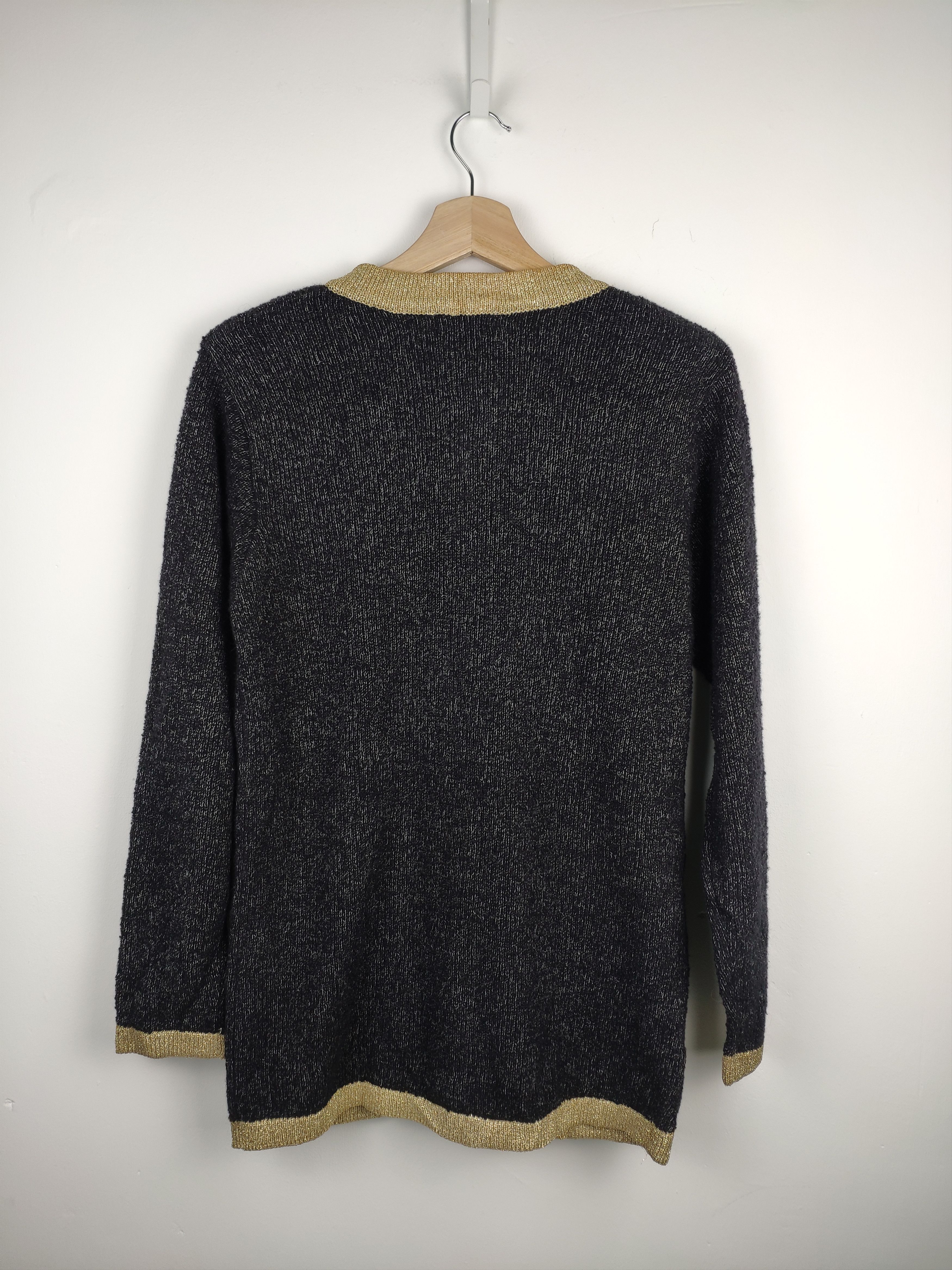 Aran Isles Knitwear × Japanese Brand Steal 💥 Vintage Wool Knit Cardigan by Avon Style Size S / US 4 / IT 40 - 6 Thumbnail