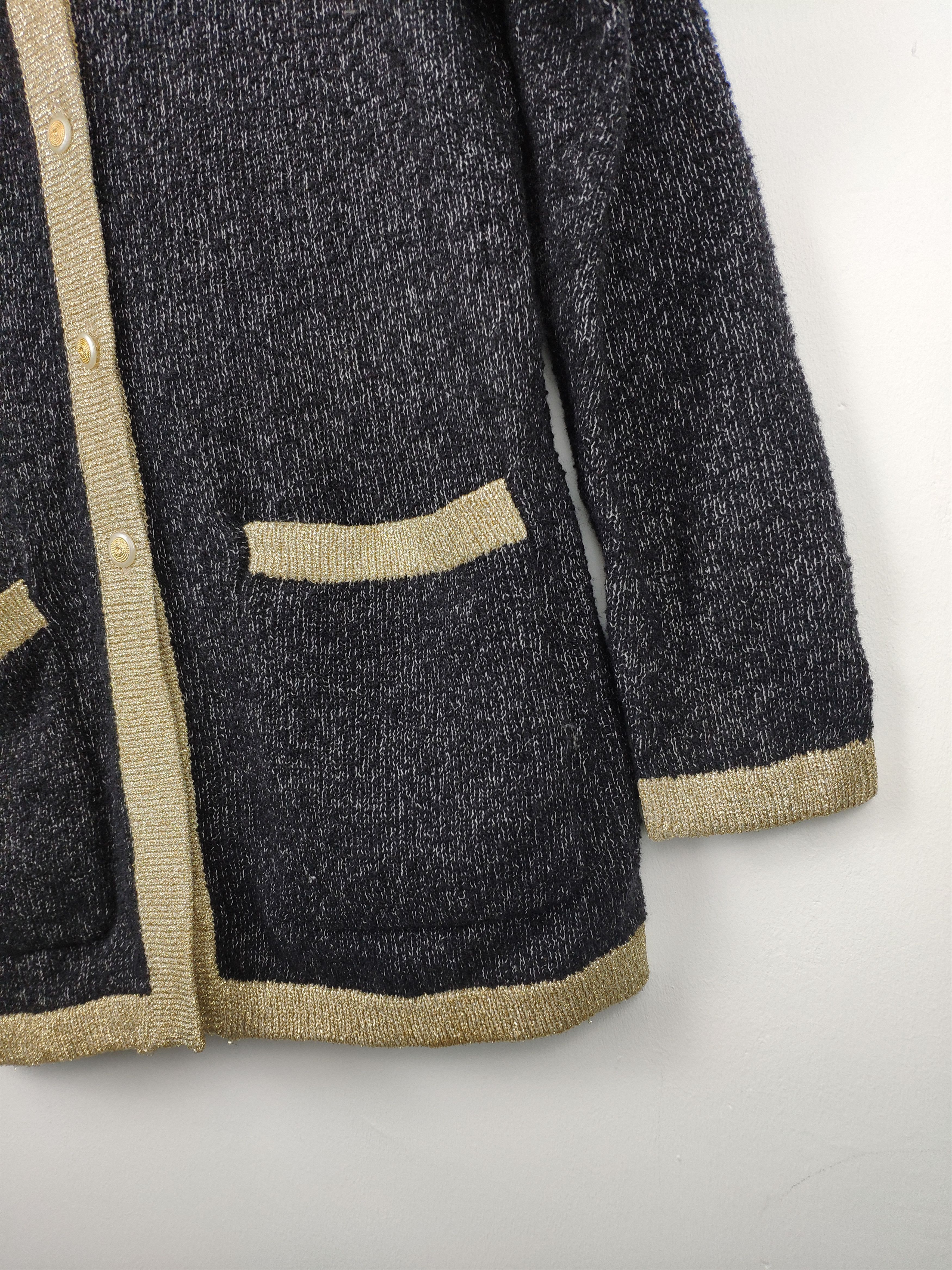 Aran Isles Knitwear × Japanese Brand Steal 💥 Vintage Wool Knit Cardigan by Avon Style Size S / US 4 / IT 40 - 3 Thumbnail