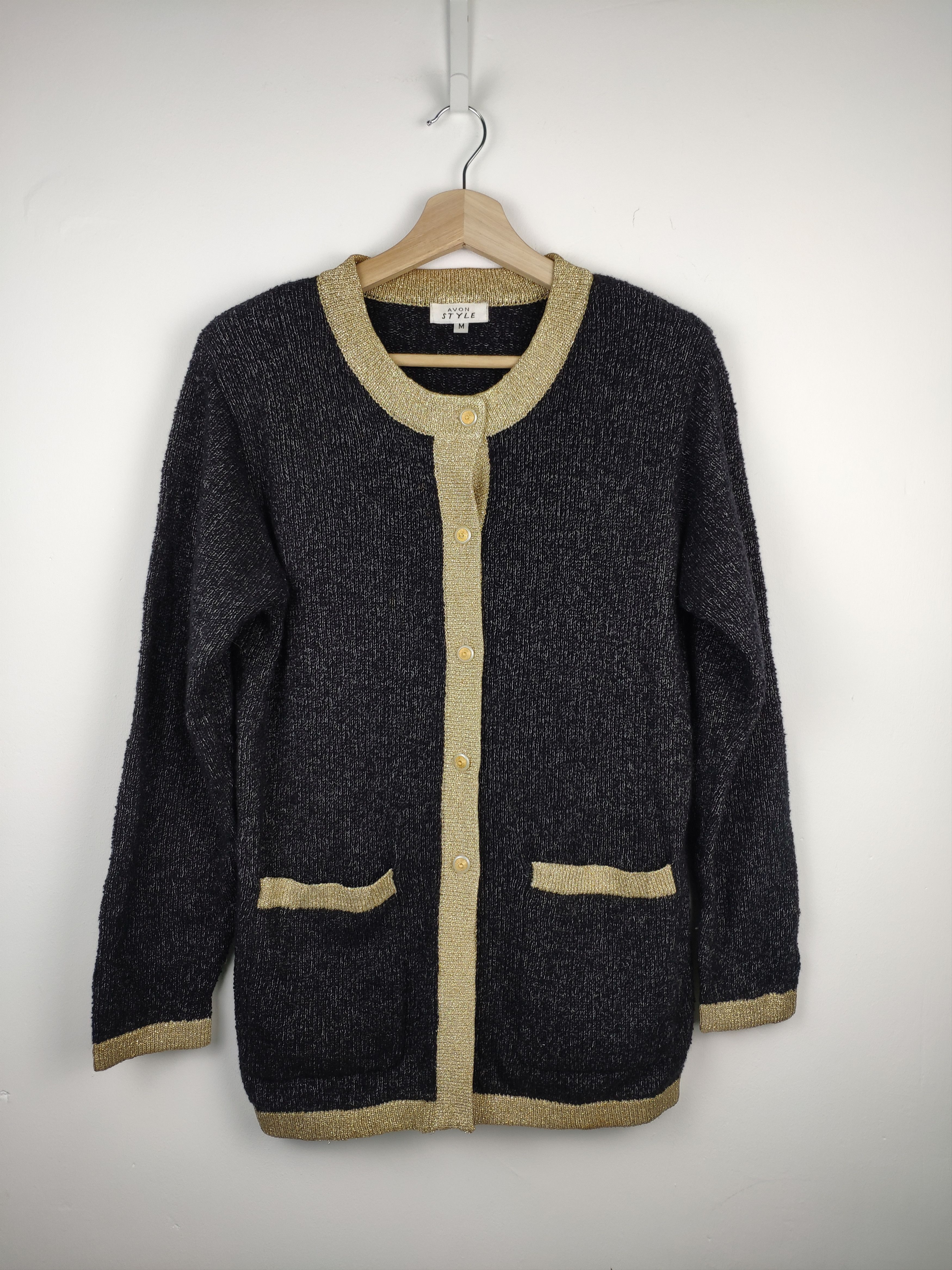 Aran Isles Knitwear × Japanese Brand Steal 💥 Vintage Wool Knit Cardigan by Avon Style Size S / US 4 / IT 40 - 1 Thumbnail