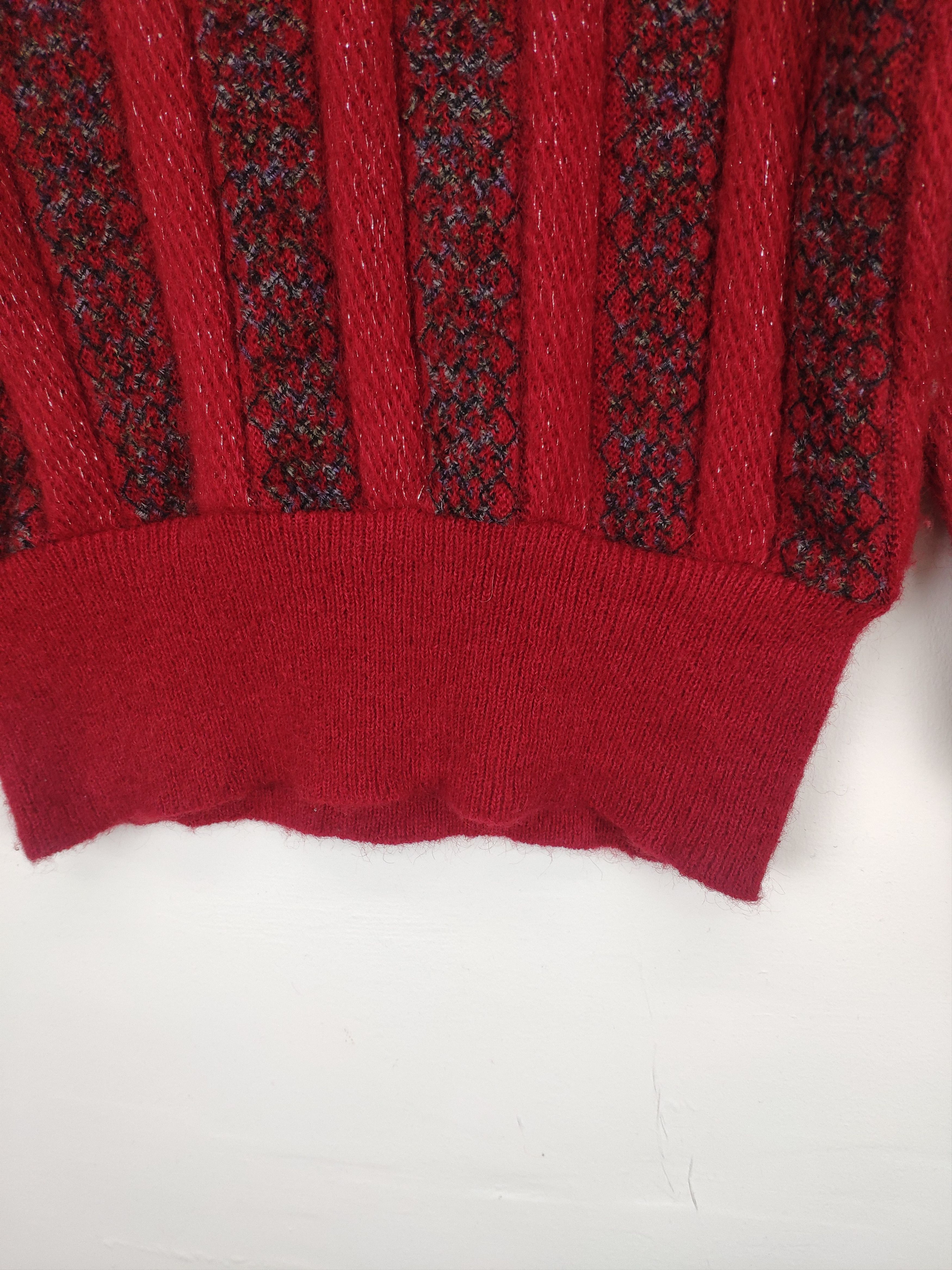 Aran Isles Knitwear × Japanese Brand × Vintage Vintage Knit Mohair Sweater Marni Style Crewneck Size US XS / EU 42 / 0 - 5 Thumbnail