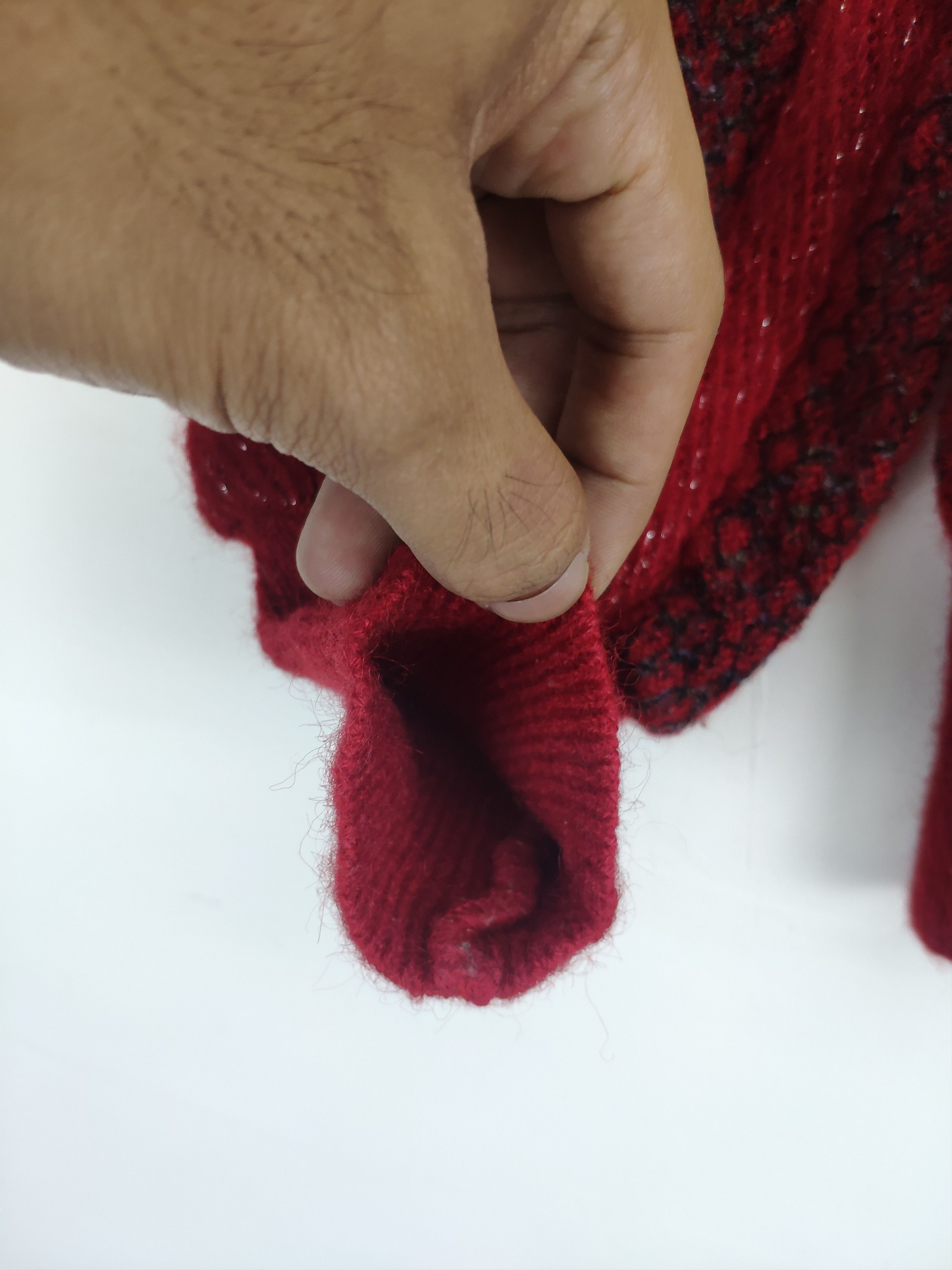 Aran Isles Knitwear × Japanese Brand × Vintage Vintage Knit Mohair Sweater Marni Style Crewneck Size US XS / EU 42 / 0 - 6 Thumbnail