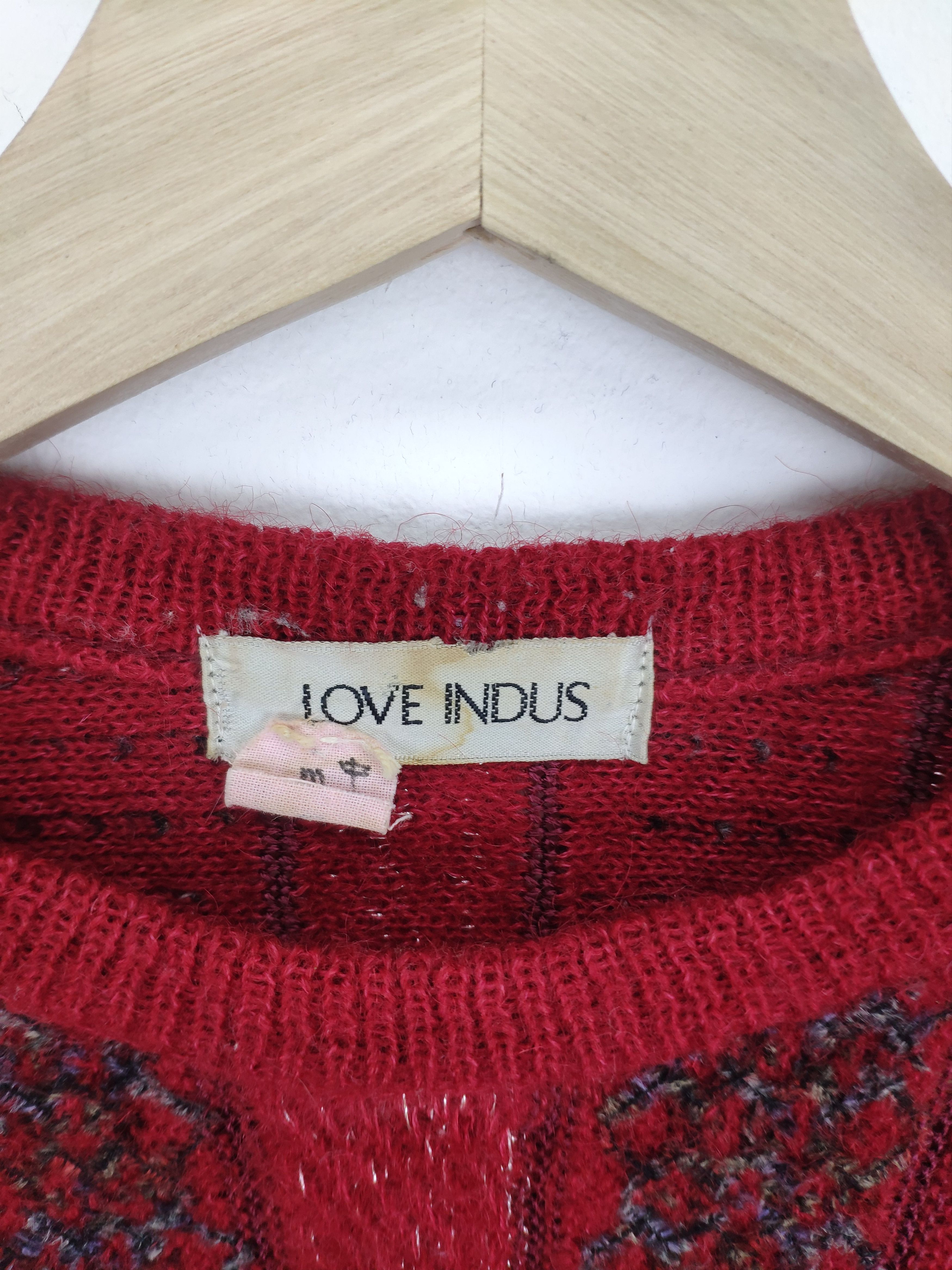 Aran Isles Knitwear × Japanese Brand × Vintage Vintage Knit Mohair Sweater Marni Style Crewneck Size US XS / EU 42 / 0 - 8 Thumbnail