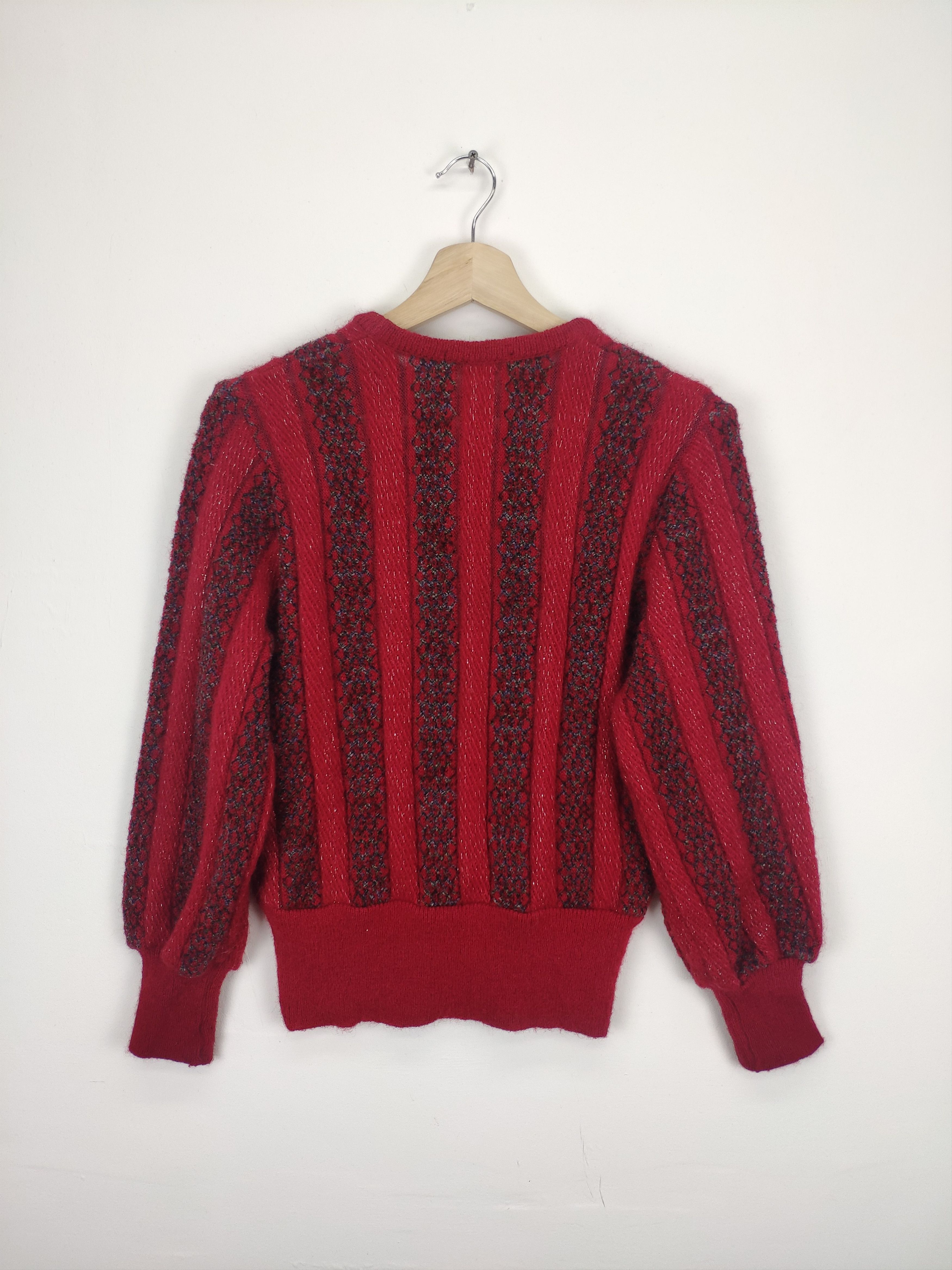 Aran Isles Knitwear × Japanese Brand × Vintage Vintage Knit Mohair Sweater Marni Style Crewneck Size US XS / EU 42 / 0 - 10 Thumbnail