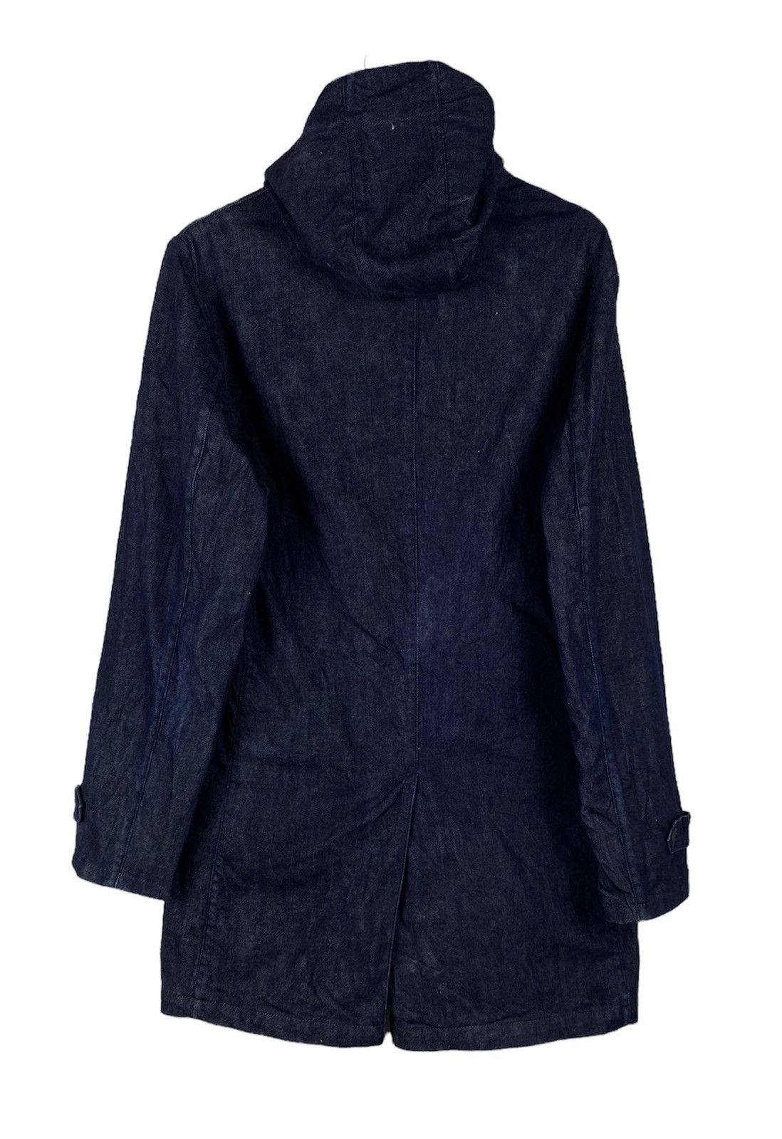 Japanese Brand PMDS Premium Mood Denim Superior Hoodie Denim Coats Jacket Size US L / EU 52-54 / 3 - 3 Thumbnail