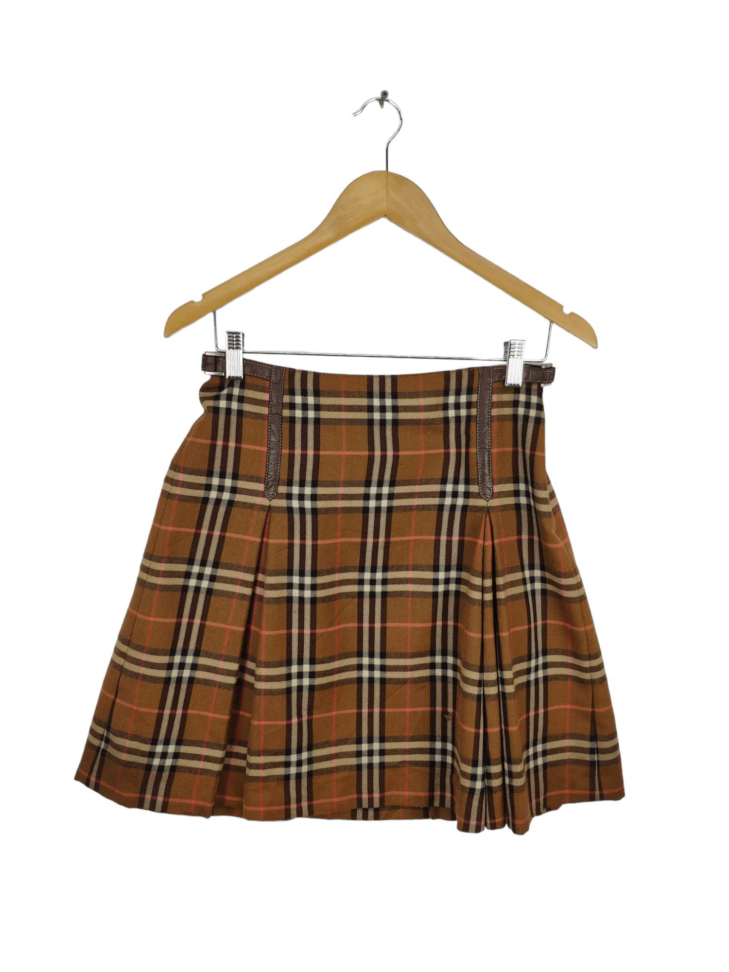 Vintage Burberry Monogram Skirt Women's Size W25