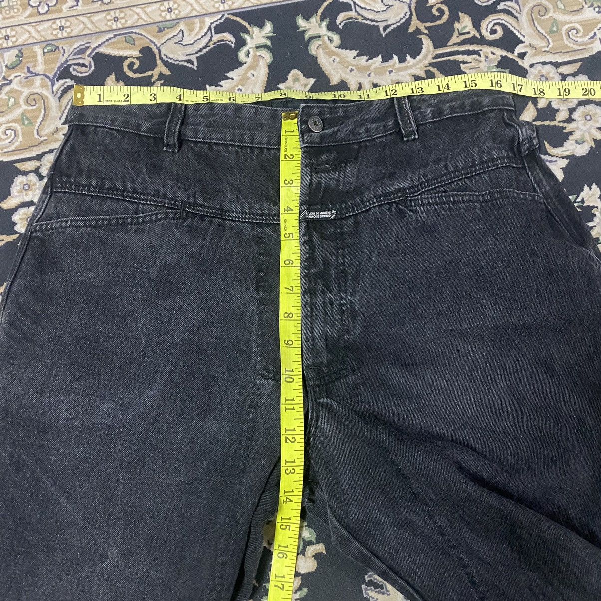 Marithe + Francois Girbaud Marithe Francois Girbaud Black Denim Baggy Pants Low Down Size US 33 - 15 Thumbnail