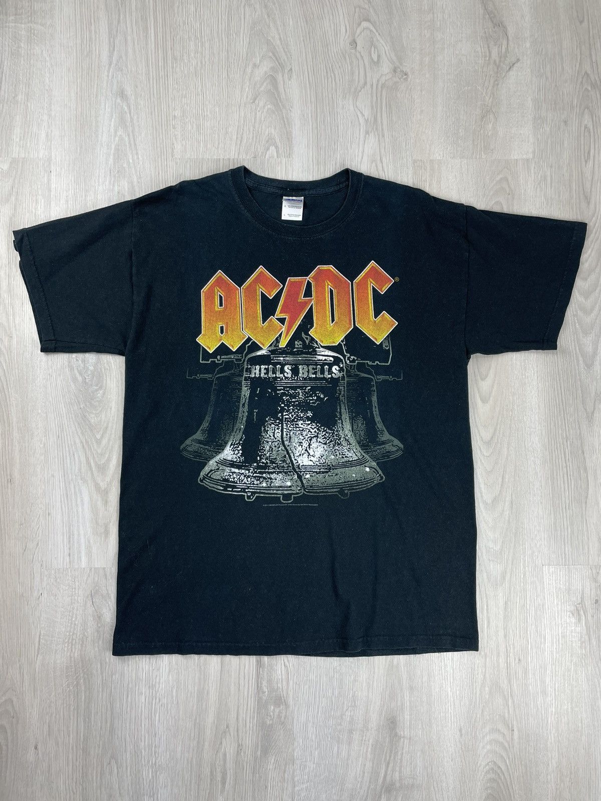 AC/DC × Band Tees Vintage AC/DC Hells Bells Metal Rock Band Tee T-Shirt Size US L / EU 52-54 / 3 - 1 Thumbnail