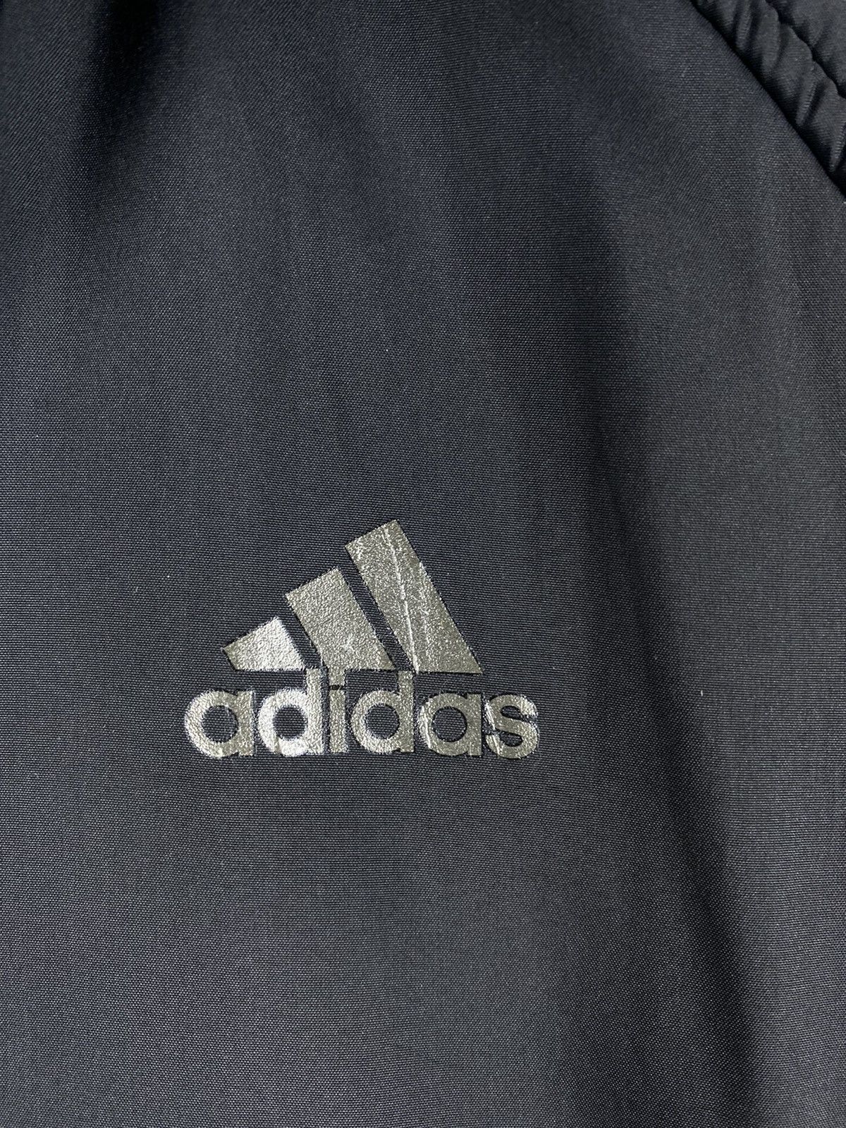 Adidas GONE🔥 Vintage Adidas Half Fleece Sweater Zip Up Jacket Size L / US 10 / IT 46 - 7 Thumbnail