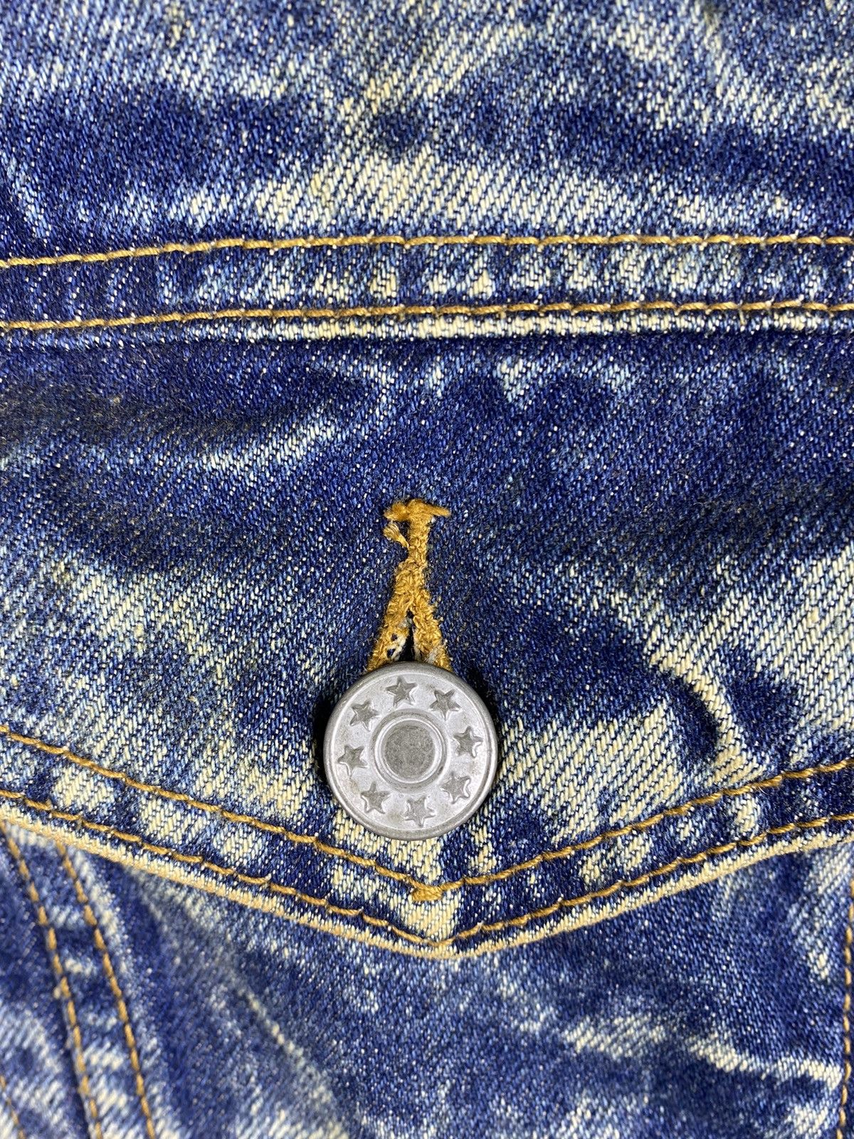 Japanese Brand OFFER 🔥 Vintage 80s Acid Wash Denim Trucker Jacket Size US L / EU 52-54 / 3 - 8 Thumbnail