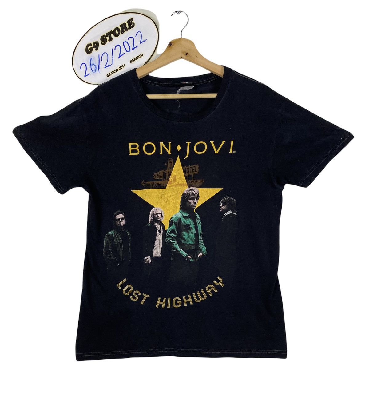 Band Tees Vintage Y2K Bon Jovi Lost Highway Tour Japan Tees T Shirt Size US M / EU 48-50 / 2 - 1 Thumbnail