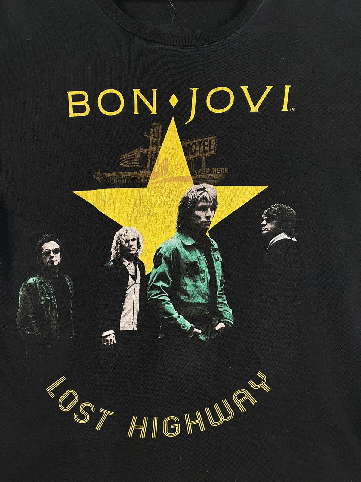 Band Tees Vintage Y2K Bon Jovi Lost Highway Tour Japan Tees T Shirt Size US M / EU 48-50 / 2 - 3 Thumbnail
