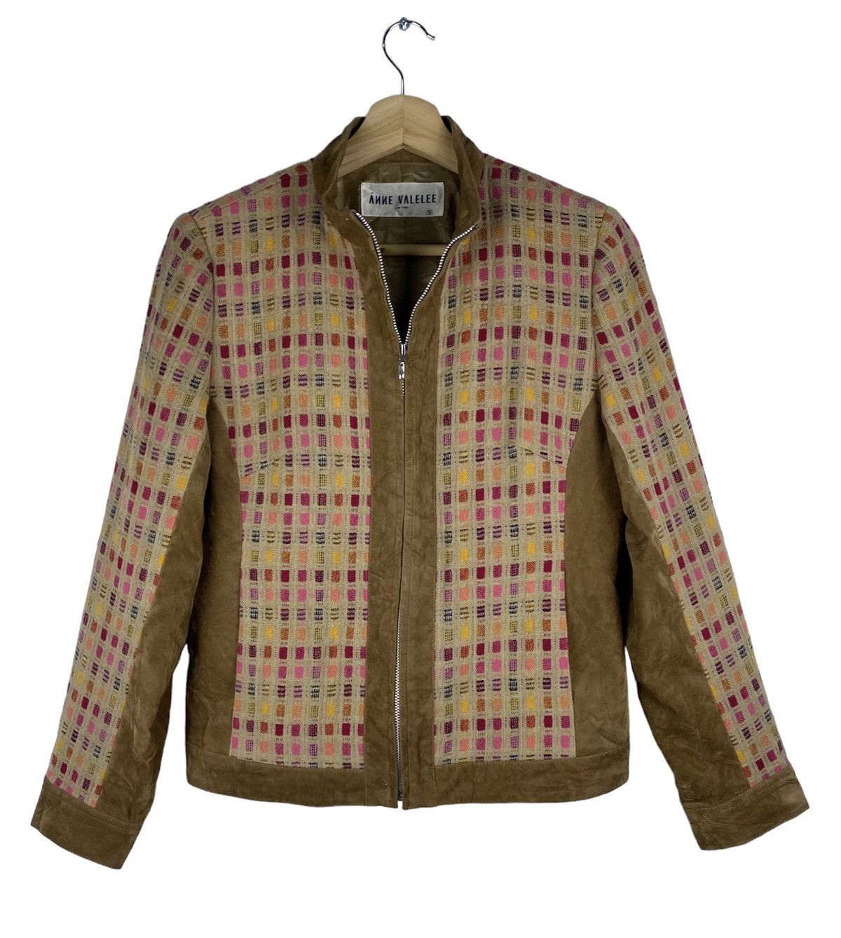 Japanese Brand GONE 🔥 Vintage Anne Valelee Zip Up Knitted Jacket Size XS / US 0-2 / IT 36-38 - 1 Thumbnail