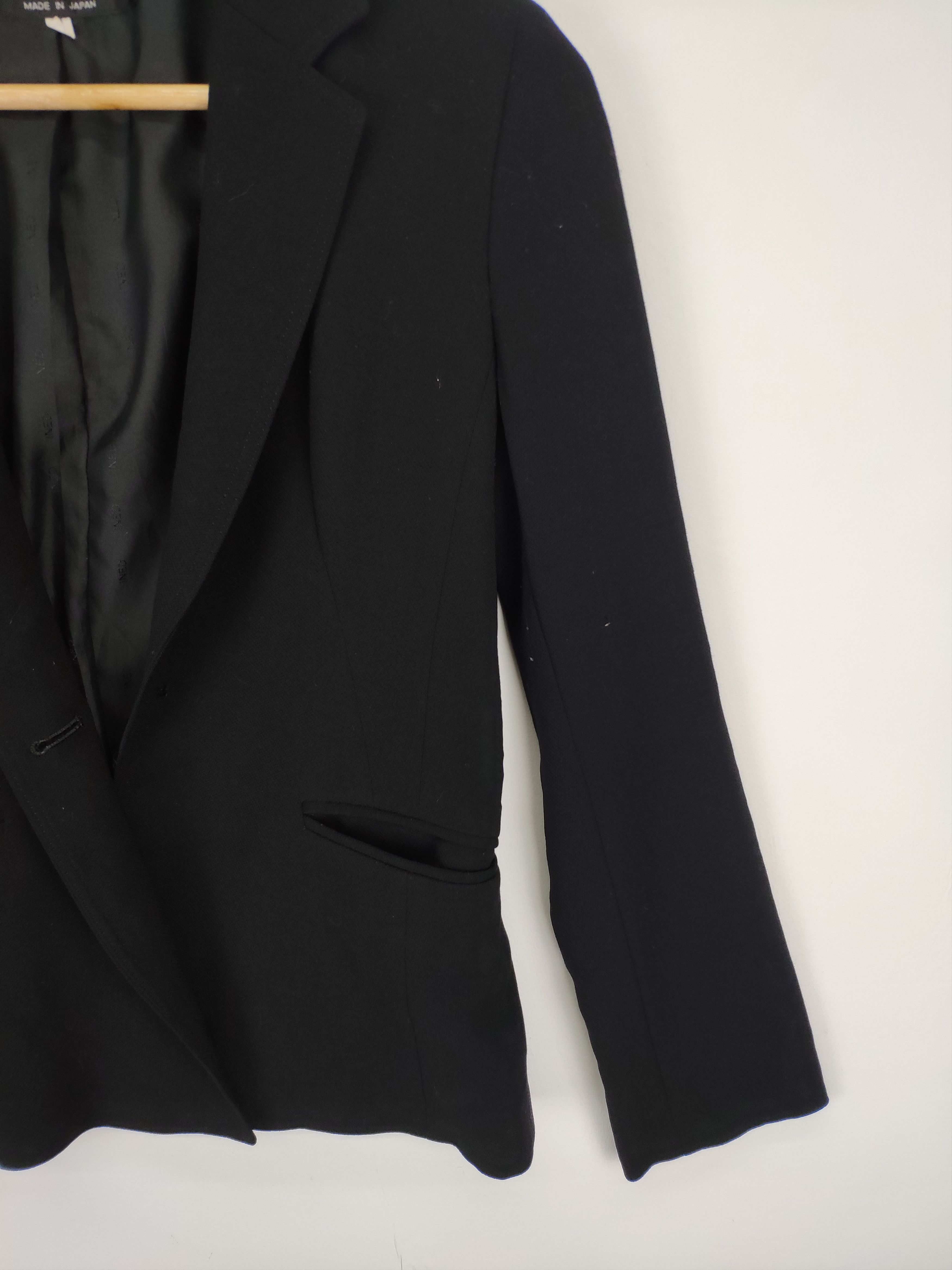 Japanese Brand × Yohji Yamamoto Ined by Yohji Yamamoto Wool Blazer Coat Cardigan Size S / US 4 / IT 40 - 9 Thumbnail