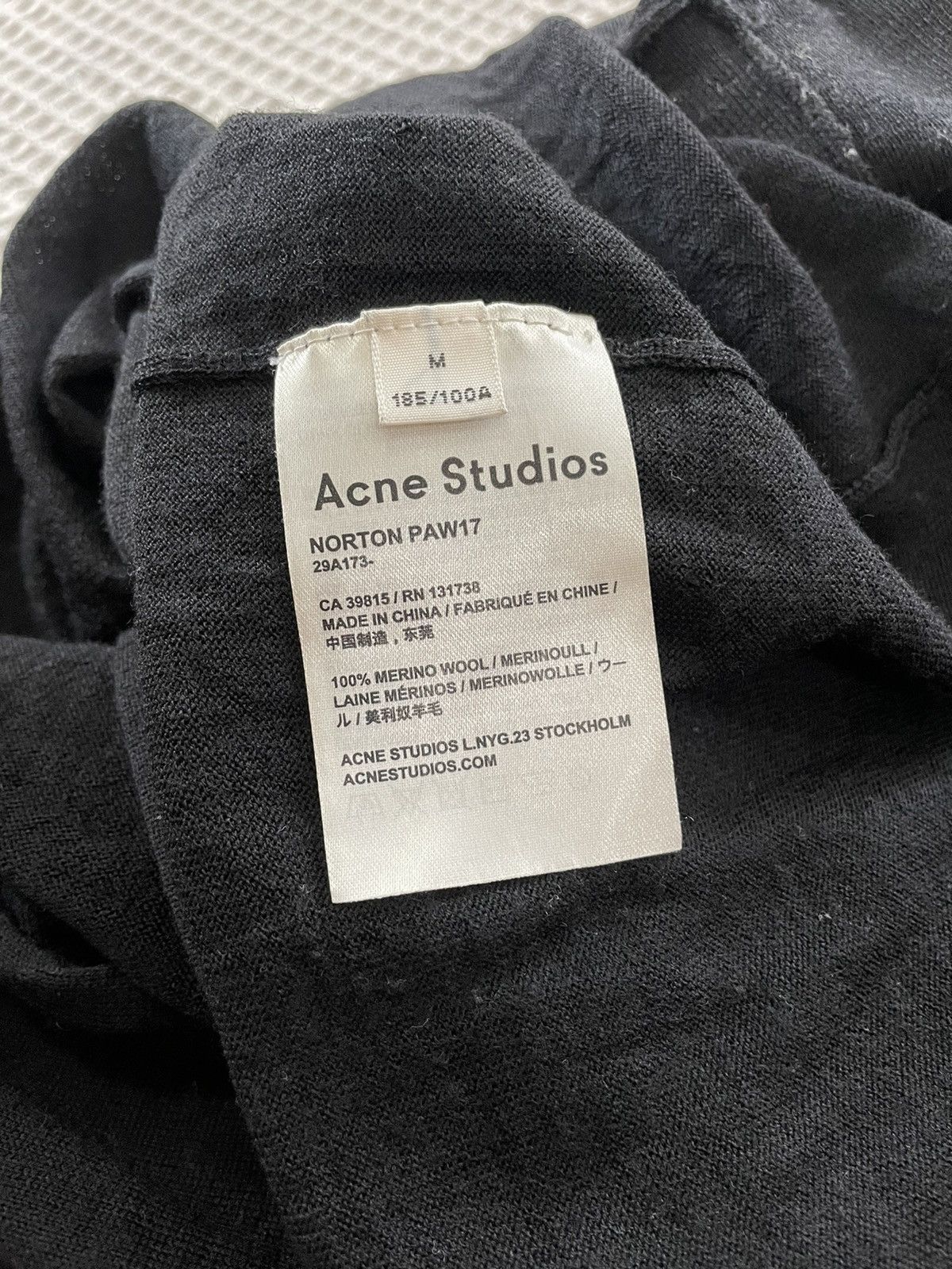 Acne Studios Acne Studios Wool Turtleneck Size US M / EU 48-50 / 2 - 16 Thumbnail