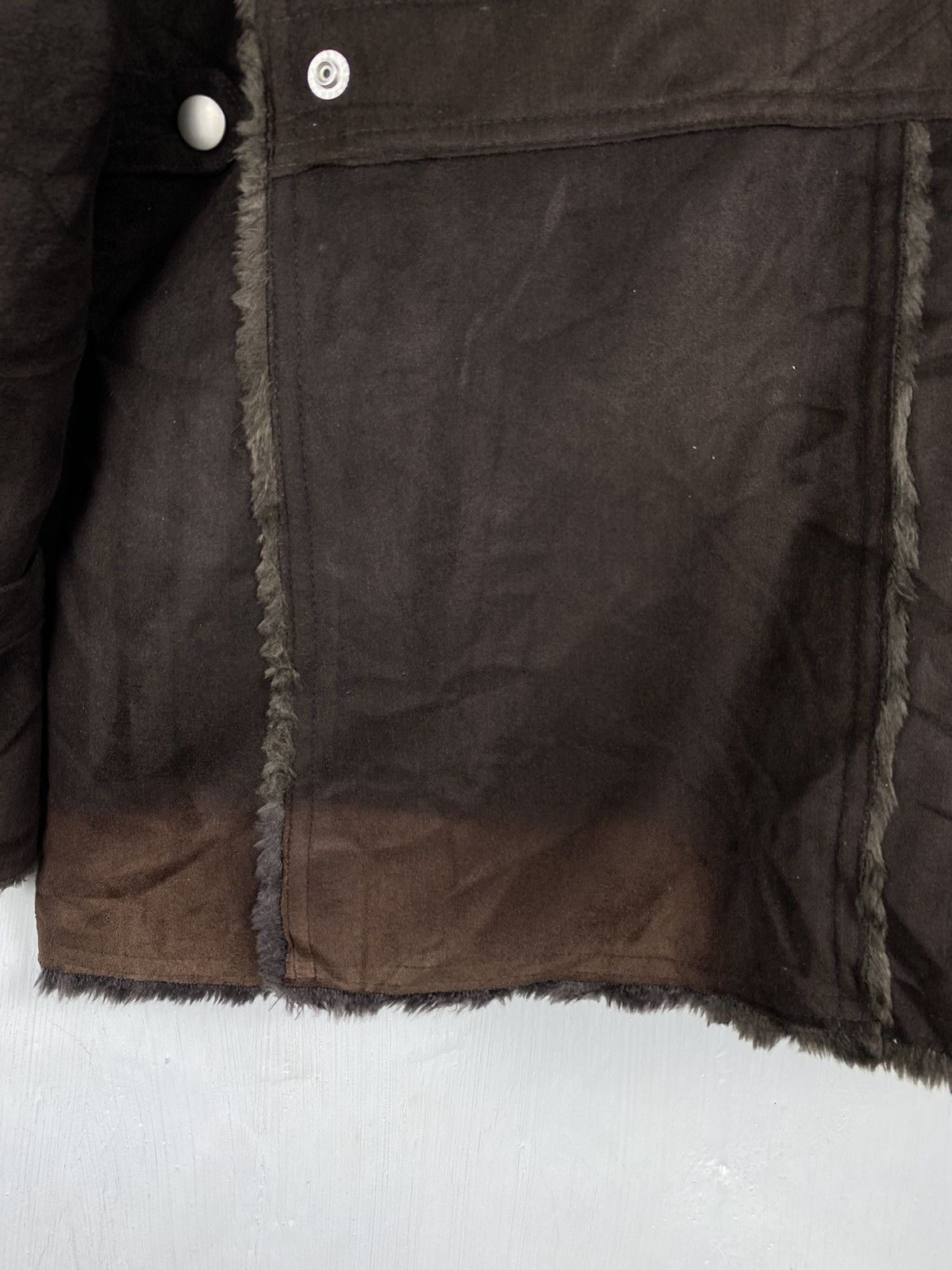 Takeo Kikuchi SHOOT🔥 Vintage Zip Up Suede Fur Lined Coat Jacket By Taka-Q Size US L / EU 52-54 / 3 - 8 Thumbnail