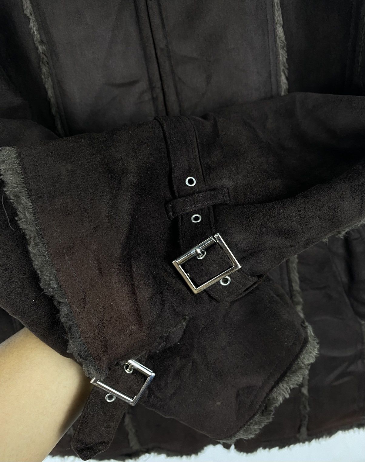 Takeo Kikuchi SHOOT🔥 Vintage Zip Up Suede Fur Lined Coat Jacket By Taka-Q Size US L / EU 52-54 / 3 - 9 Thumbnail