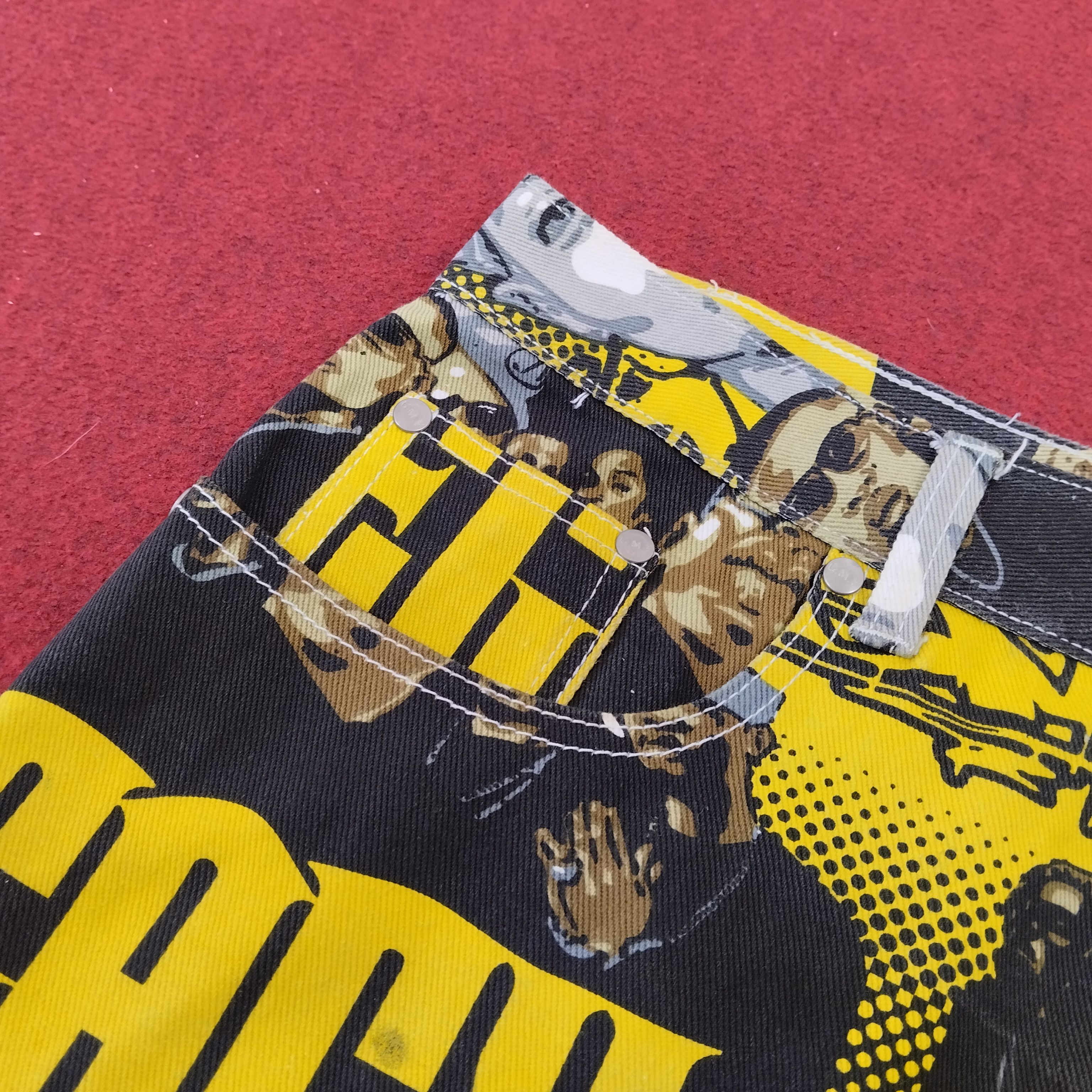Rap Tees × Vintage Tupac 2pac American Rapper Over Print GMF Jeans Size US 40 / EU 56 - 12 Thumbnail
