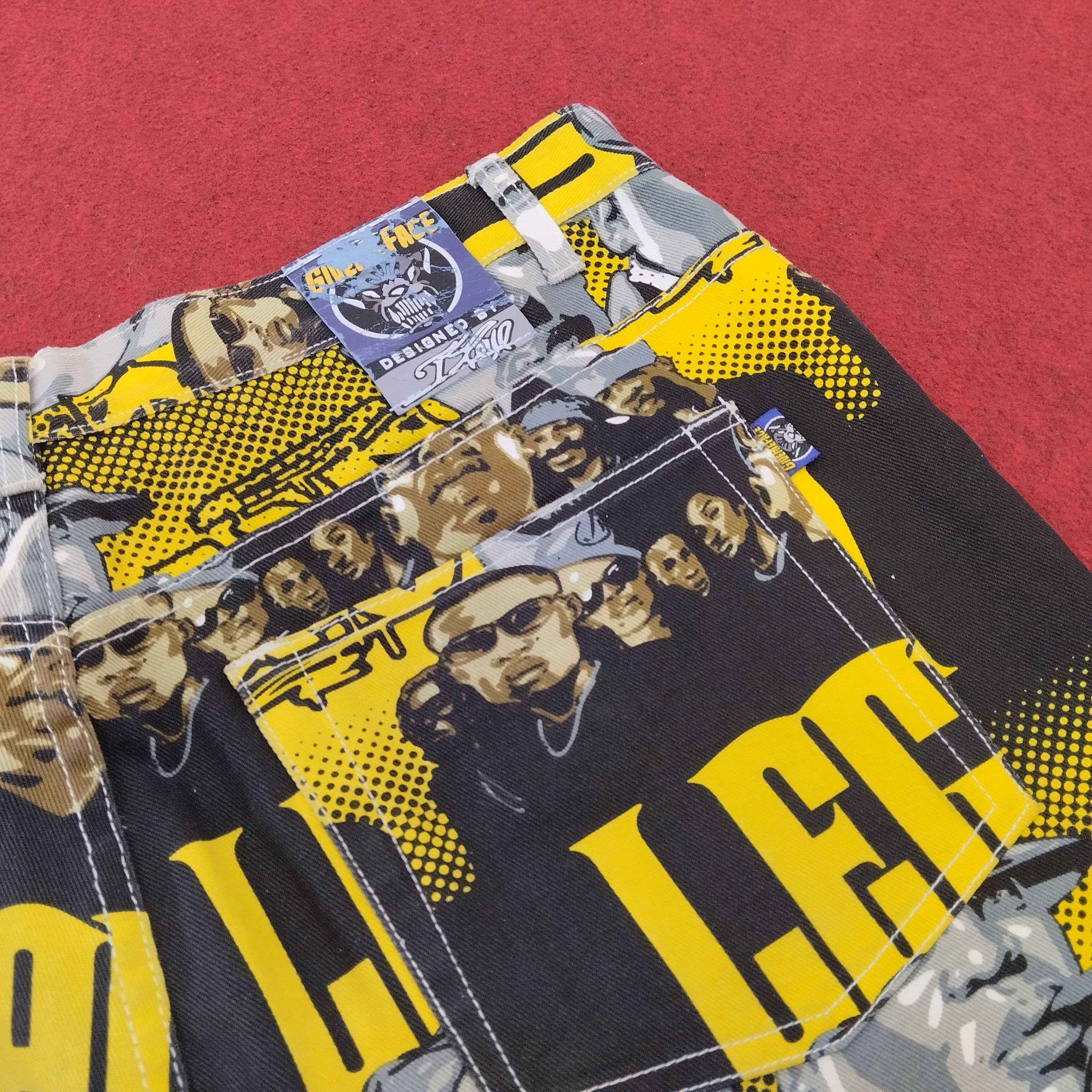 Rap Tees × Vintage Tupac 2pac American Rapper Over Print GMF Jeans Size US 40 / EU 56 - 13 Thumbnail