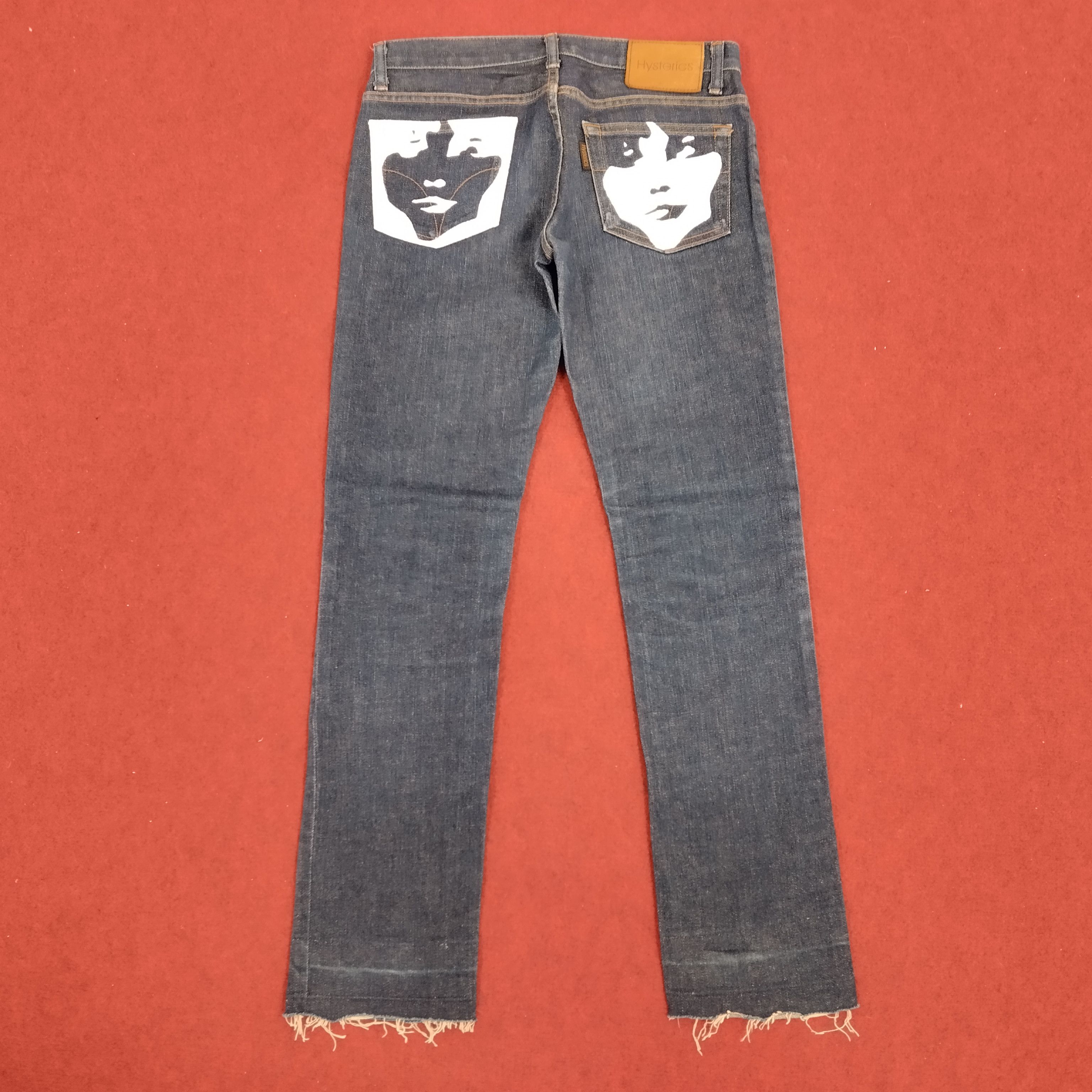 Hysteric Glamour Japanese Brand Custom Art Denim Jeans