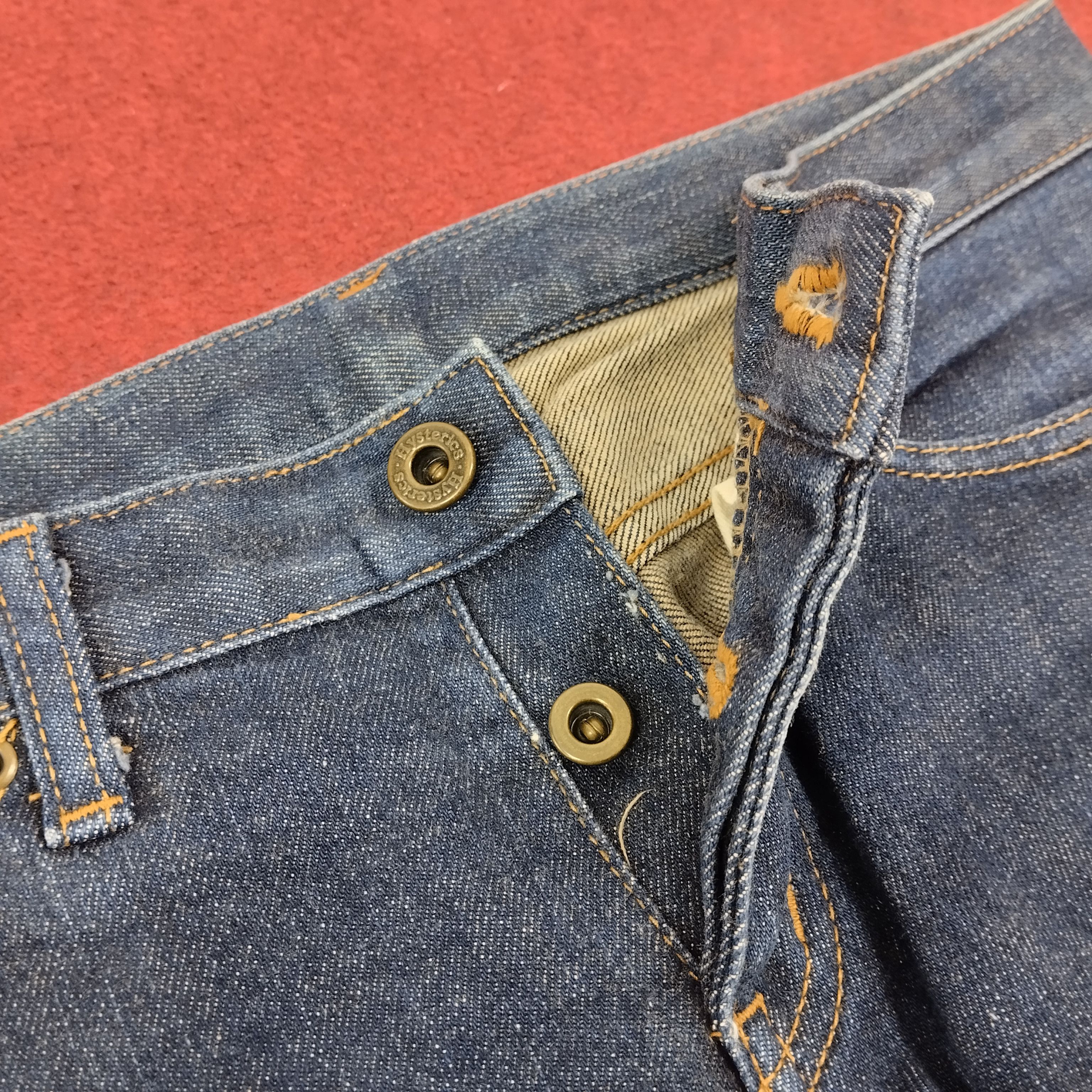 Hysteric Glamour × Japanese Brand × Vintage Hysteric Glamour Japanese Brand Custom Art Denim Jeans Size 30" / US 8 / IT 44 - 8 Thumbnail