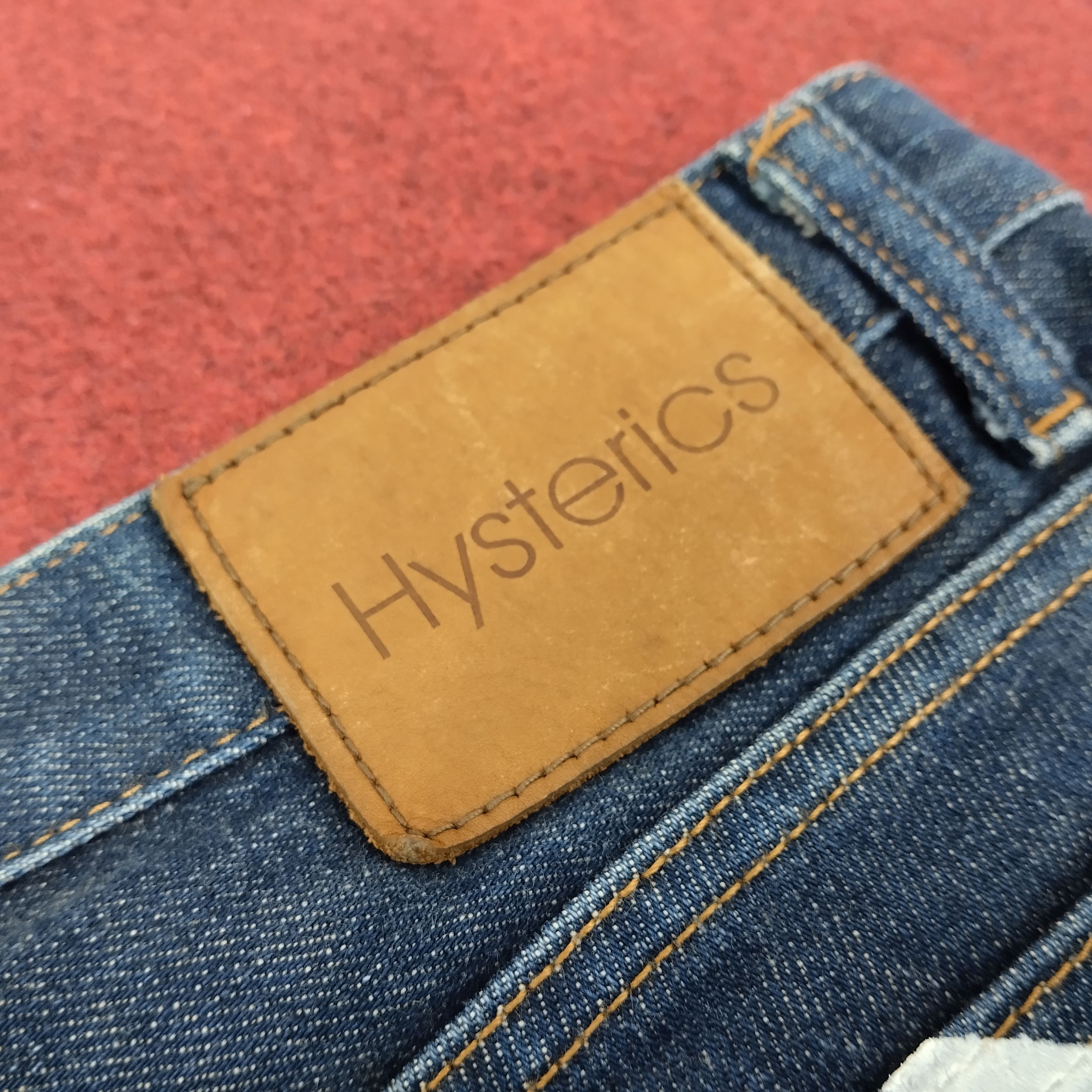 Hysteric Glamour × Japanese Brand × Vintage Hysteric Glamour Japanese Brand Custom Art Denim Jeans Size 30" / US 8 / IT 44 - 14 Thumbnail