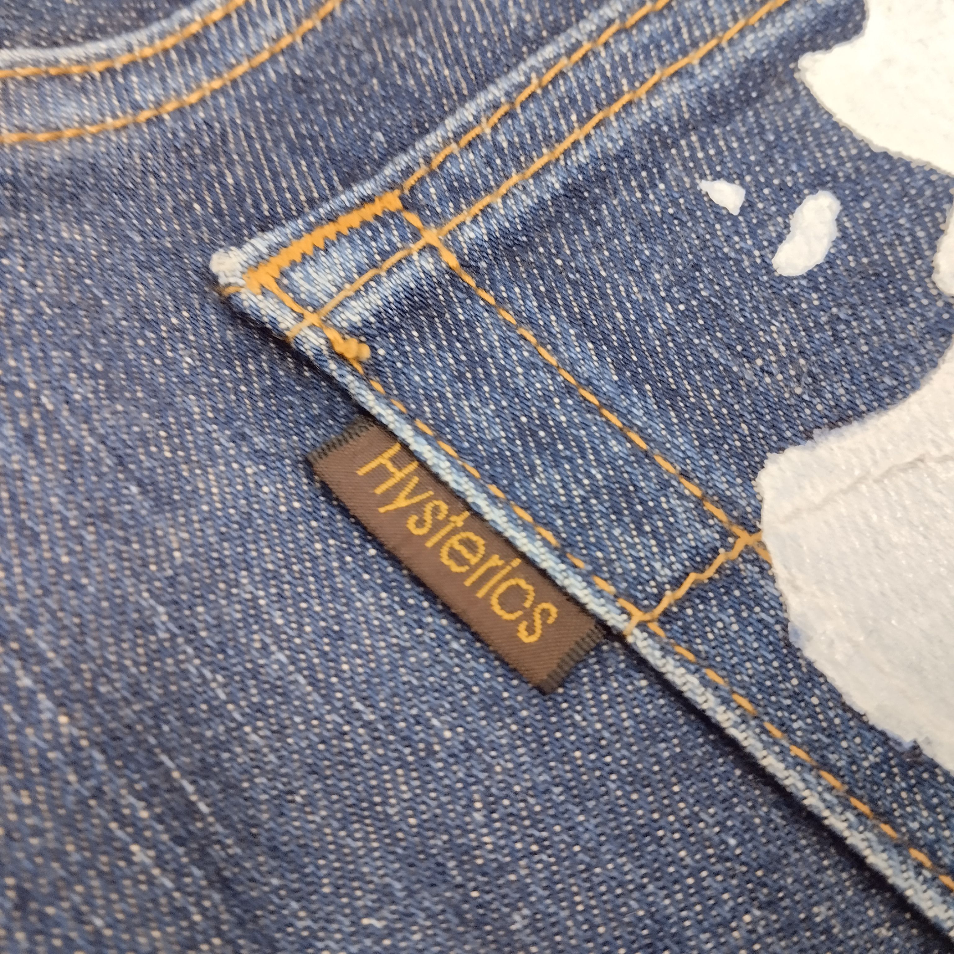 Hysteric Glamour × Japanese Brand × Vintage Hysteric Glamour Japanese Brand Custom Art Denim Jeans Size 30" / US 8 / IT 44 - 15 Thumbnail