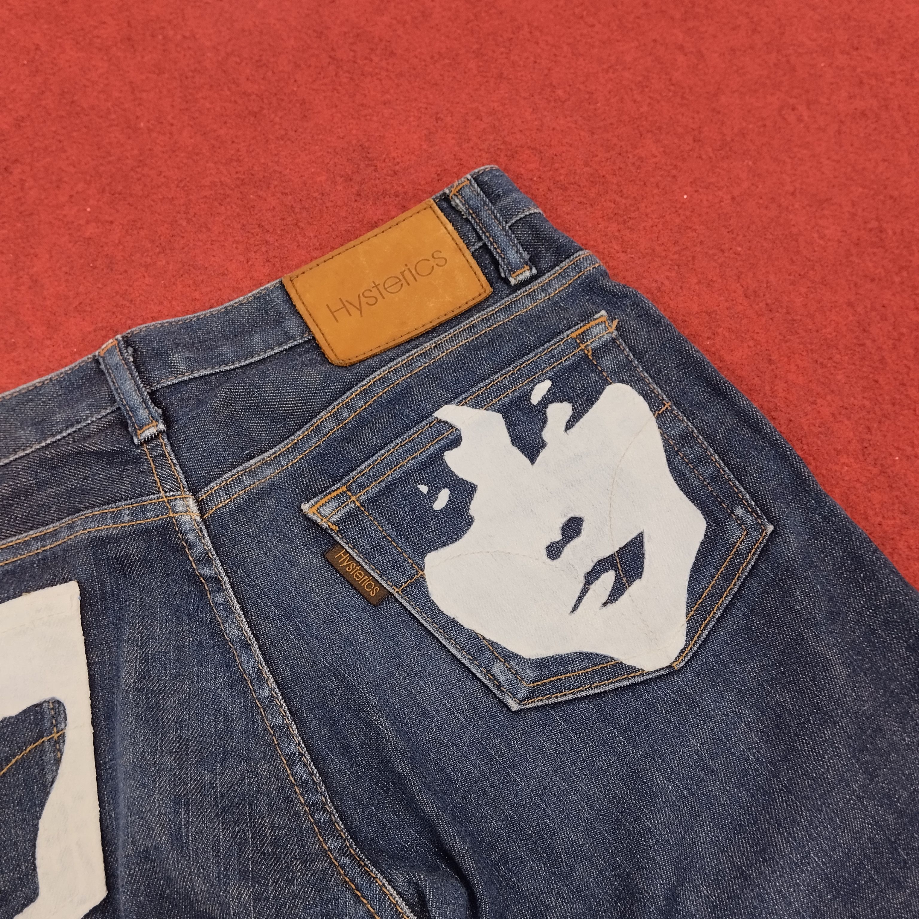 Hysteric Glamour × Japanese Brand × Vintage Hysteric Glamour Japanese Brand Custom Art Denim Jeans Size 30" / US 8 / IT 44 - 13 Thumbnail