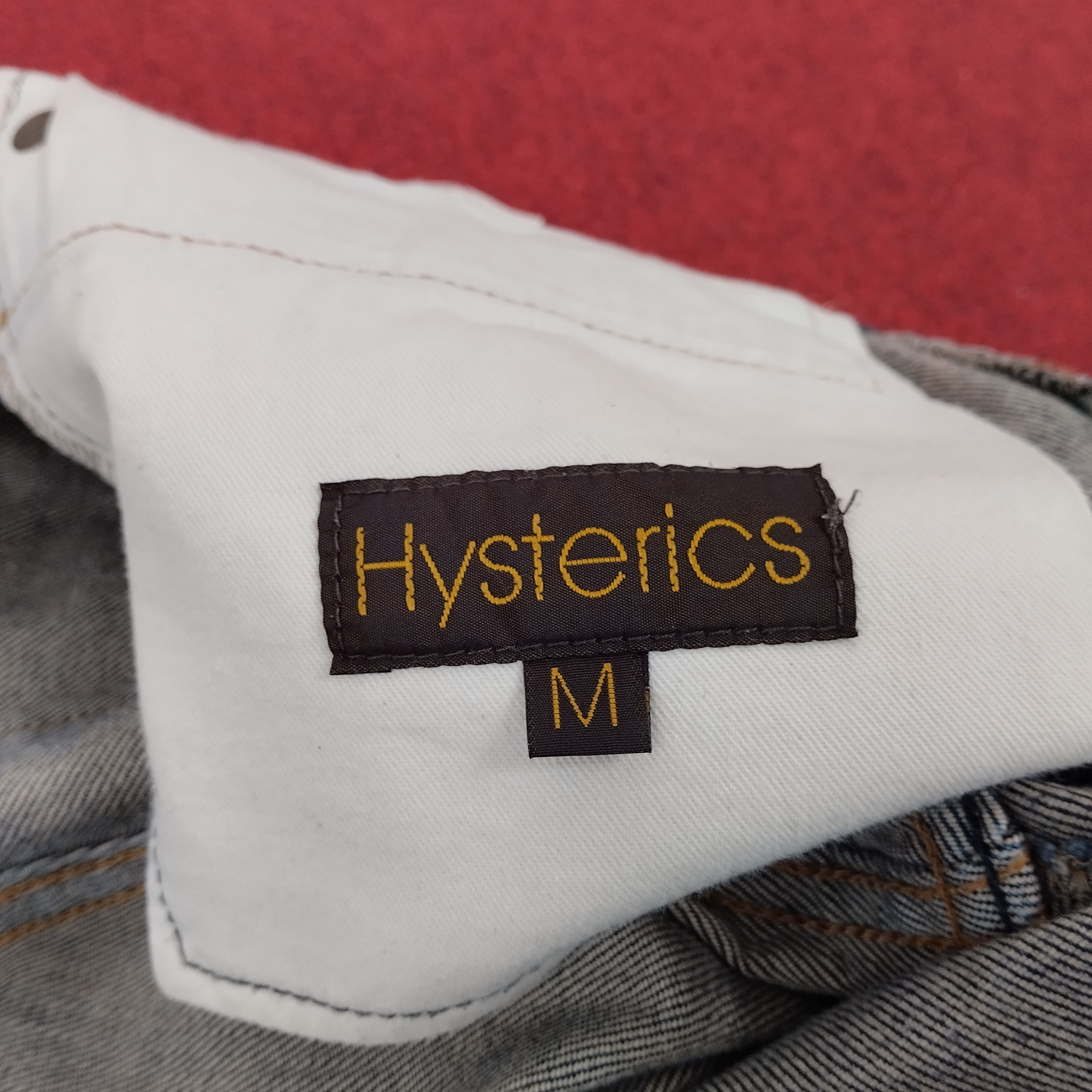 Hysteric Glamour × Japanese Brand × Vintage Hysteric Glamour Japanese Brand Custom Art Denim Jeans Size 30" / US 8 / IT 44 - 9 Thumbnail