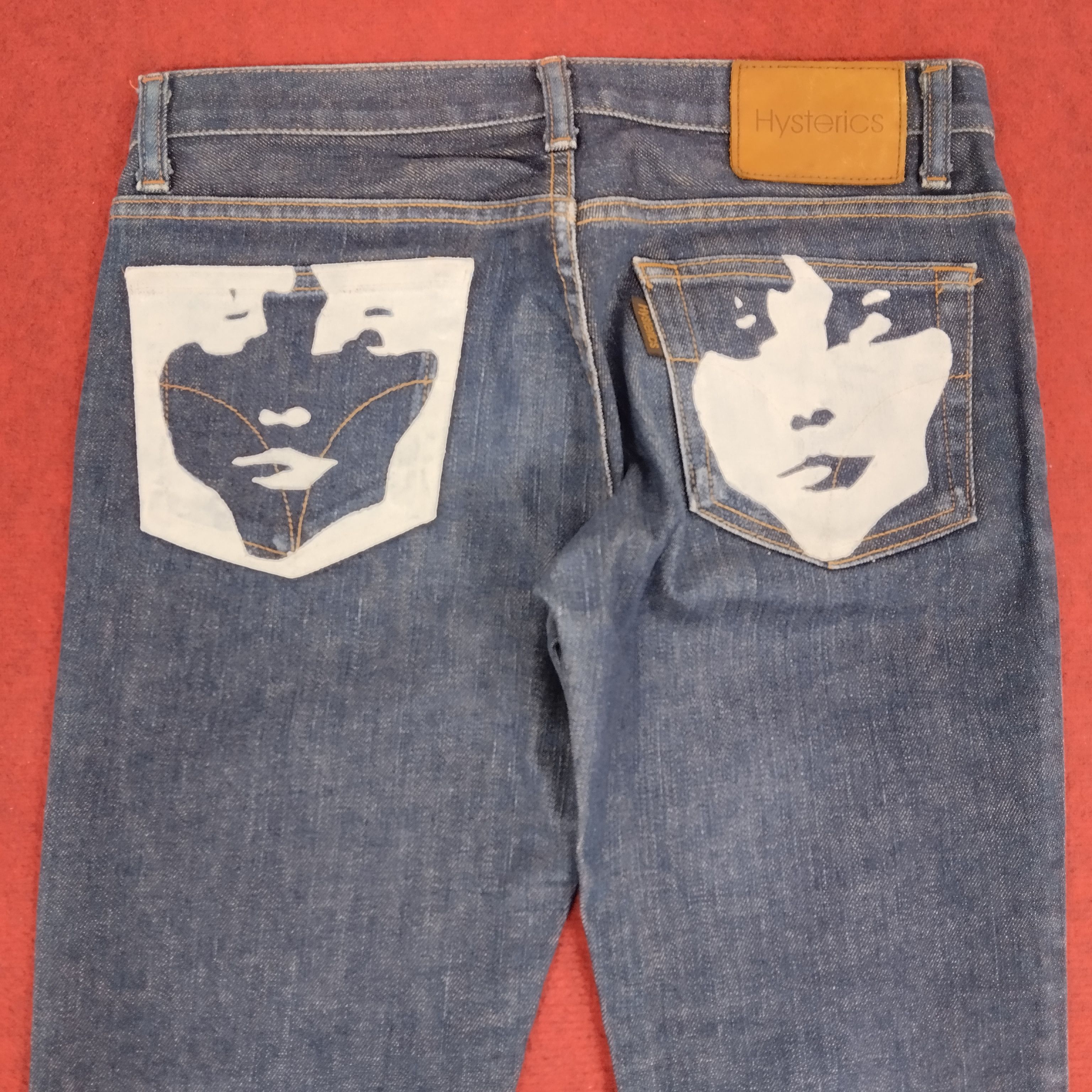 Hysteric Glamour × Japanese Brand × Vintage Hysteric Glamour Japanese Brand Custom Art Denim Jeans Size 30" / US 8 / IT 44 - 2 Thumbnail