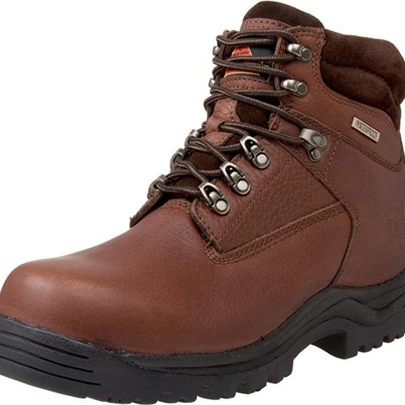 Thorogood Thorogood 6" Oblique Work Boots Brown Leather Laceup Boot Grailed
