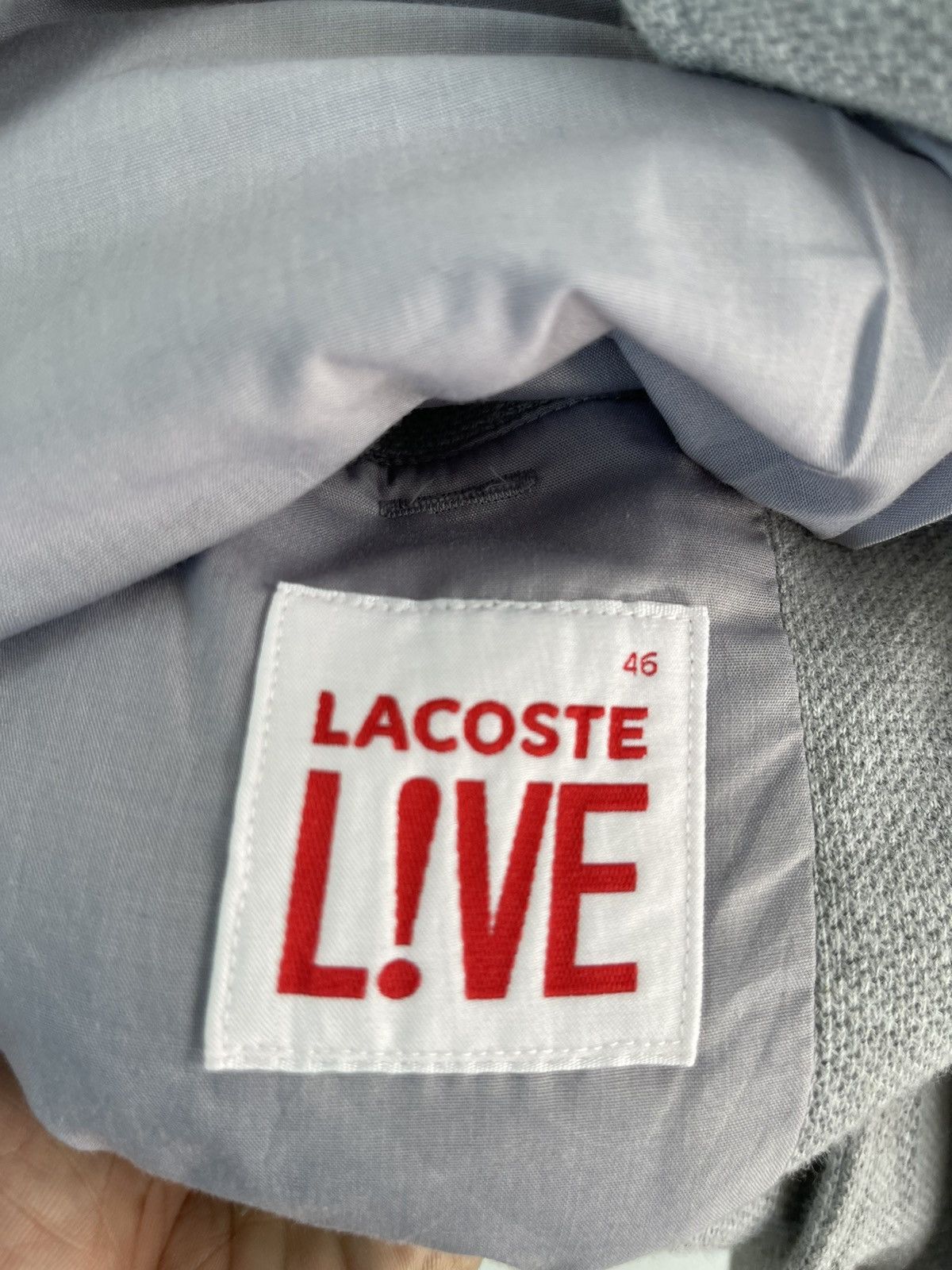 Lacoste LIVE! Lacoste Ringer Blazer Modern Contemporary Size 46S - 4 Thumbnail