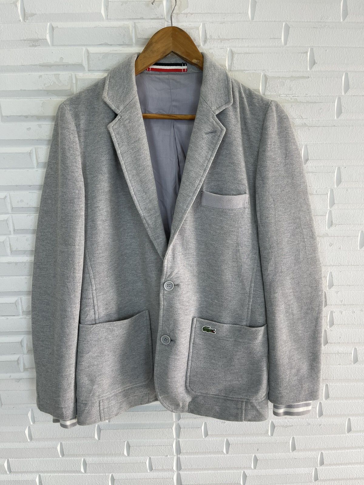 Lacoste LIVE! Lacoste Ringer Blazer Modern Contemporary Size 46S - 5 Thumbnail