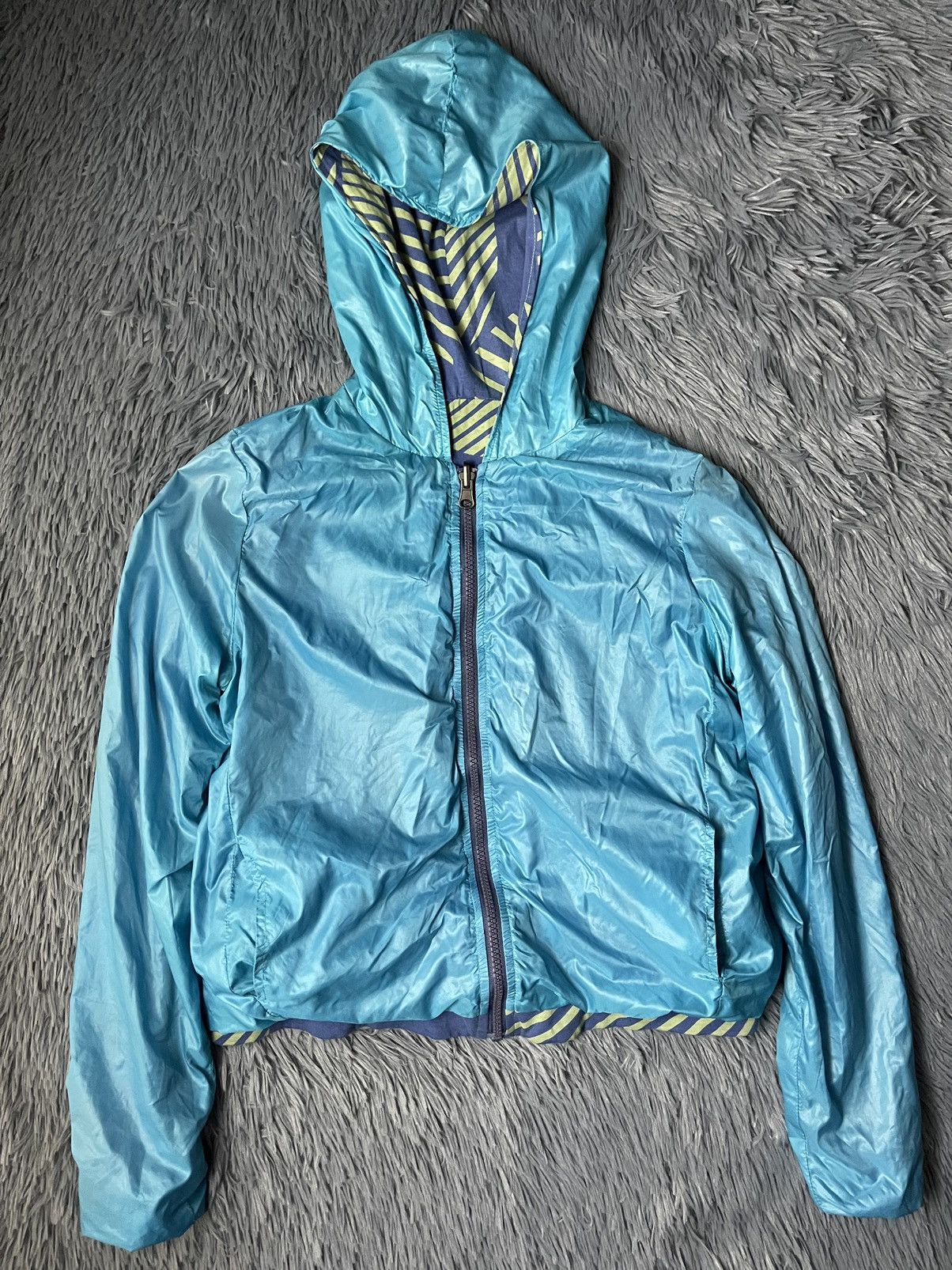 Custo Barcelona × Vintage Custo Barcelona 90s vintage reversible nylon hoodie / jacket Size XS / US 0-2 / IT 36-38 - 2 Thumbnail